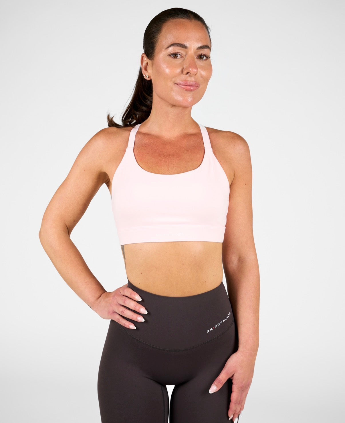 Isabel Sport Bra Soft Pink – Rx Performance