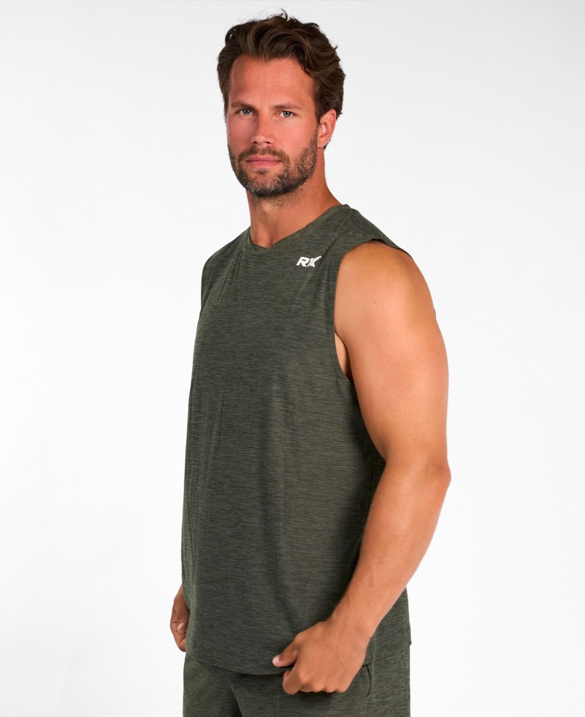 Core Tank Top Olive Night