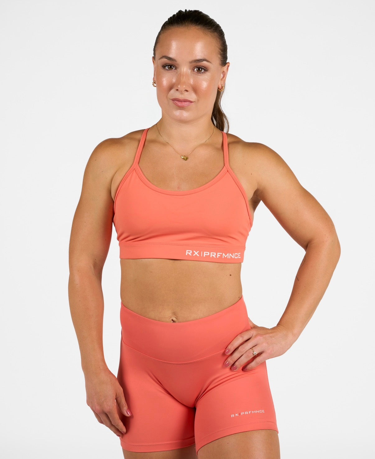 Barbara Sport Bra Sunset Coral-1