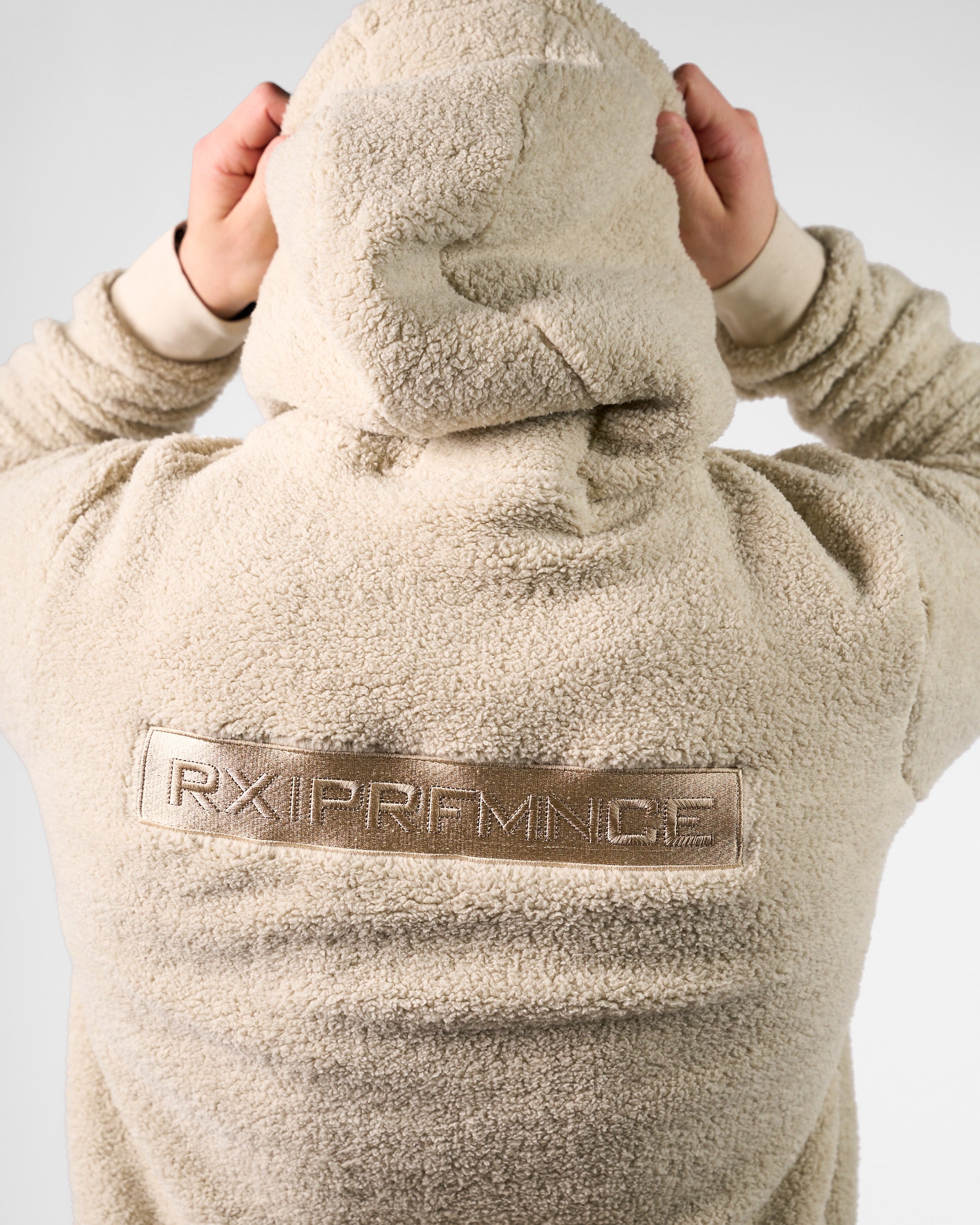 Teddy Hoodie Off White-5