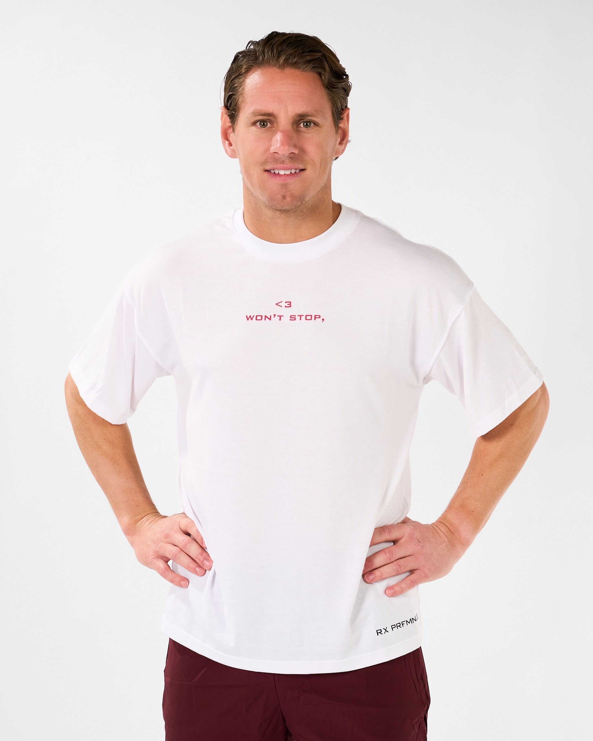 Gym Love Tee White – Rx Performance