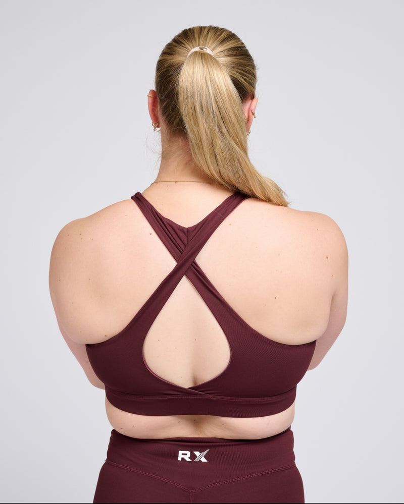 Performance Sport Bra Burgundy