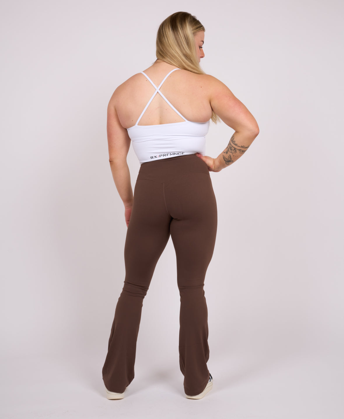 Flare Tights Mocha-4