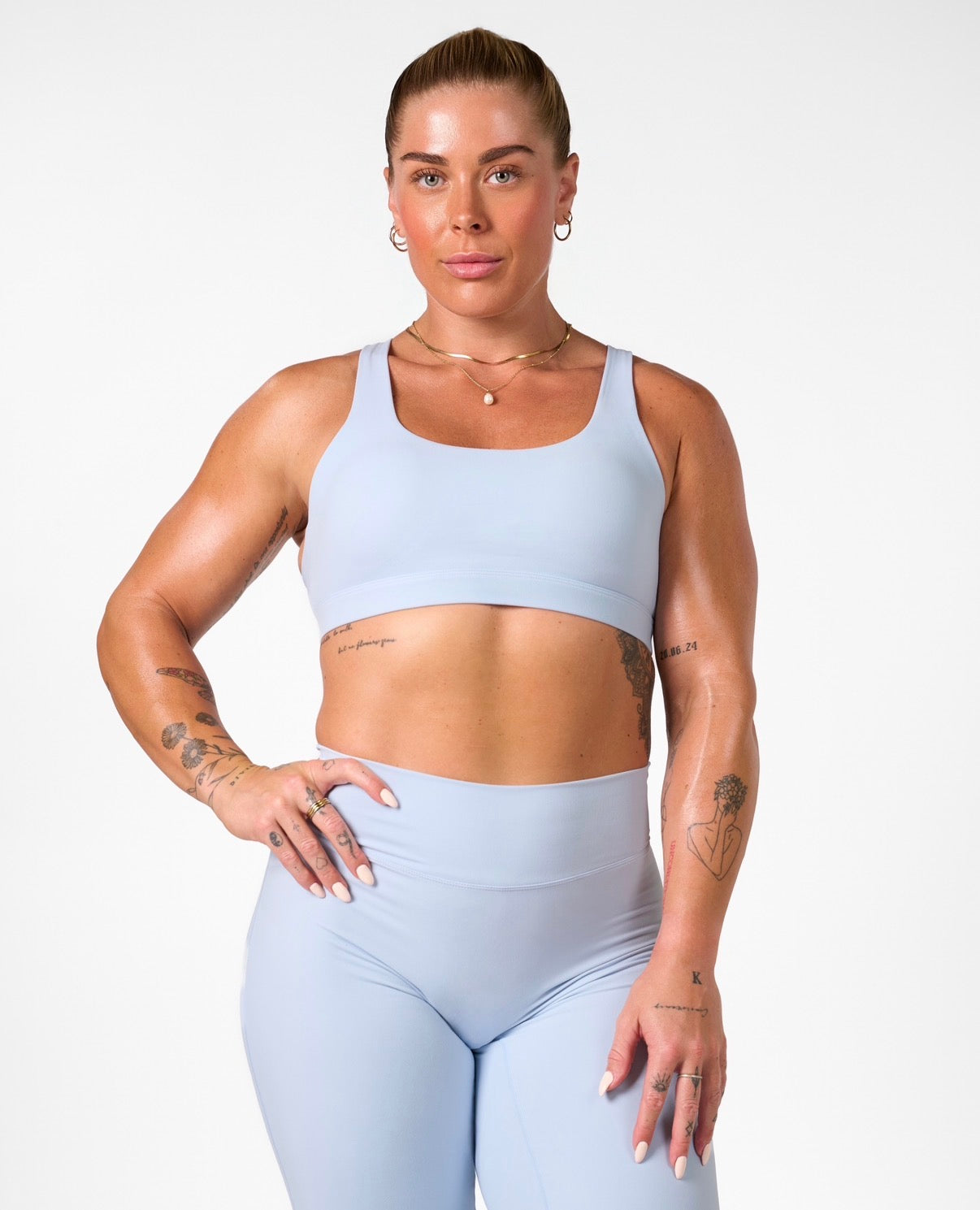 Helen Sports Bra Sky Blue
