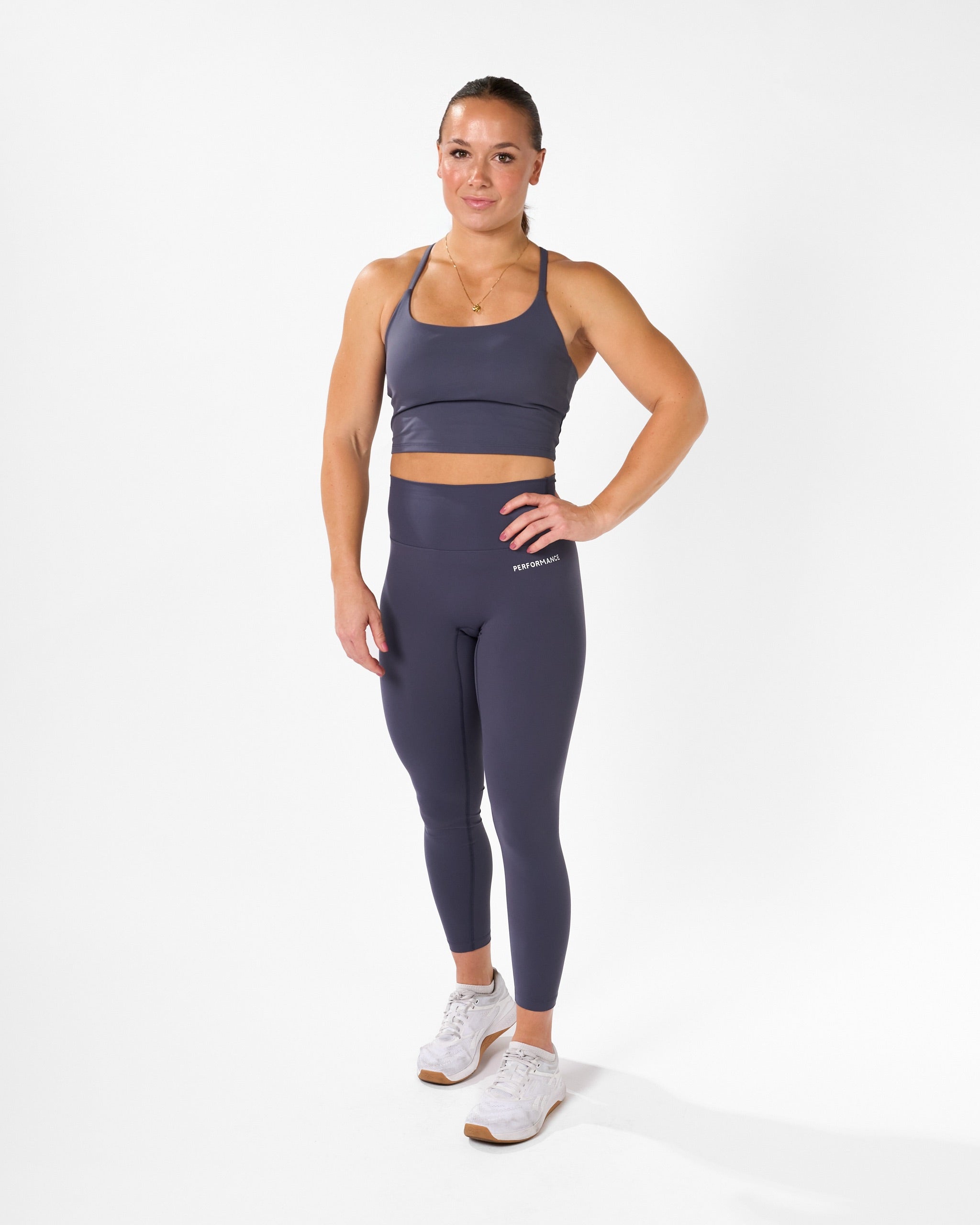 Isabel Crop Top Purple Navy-5