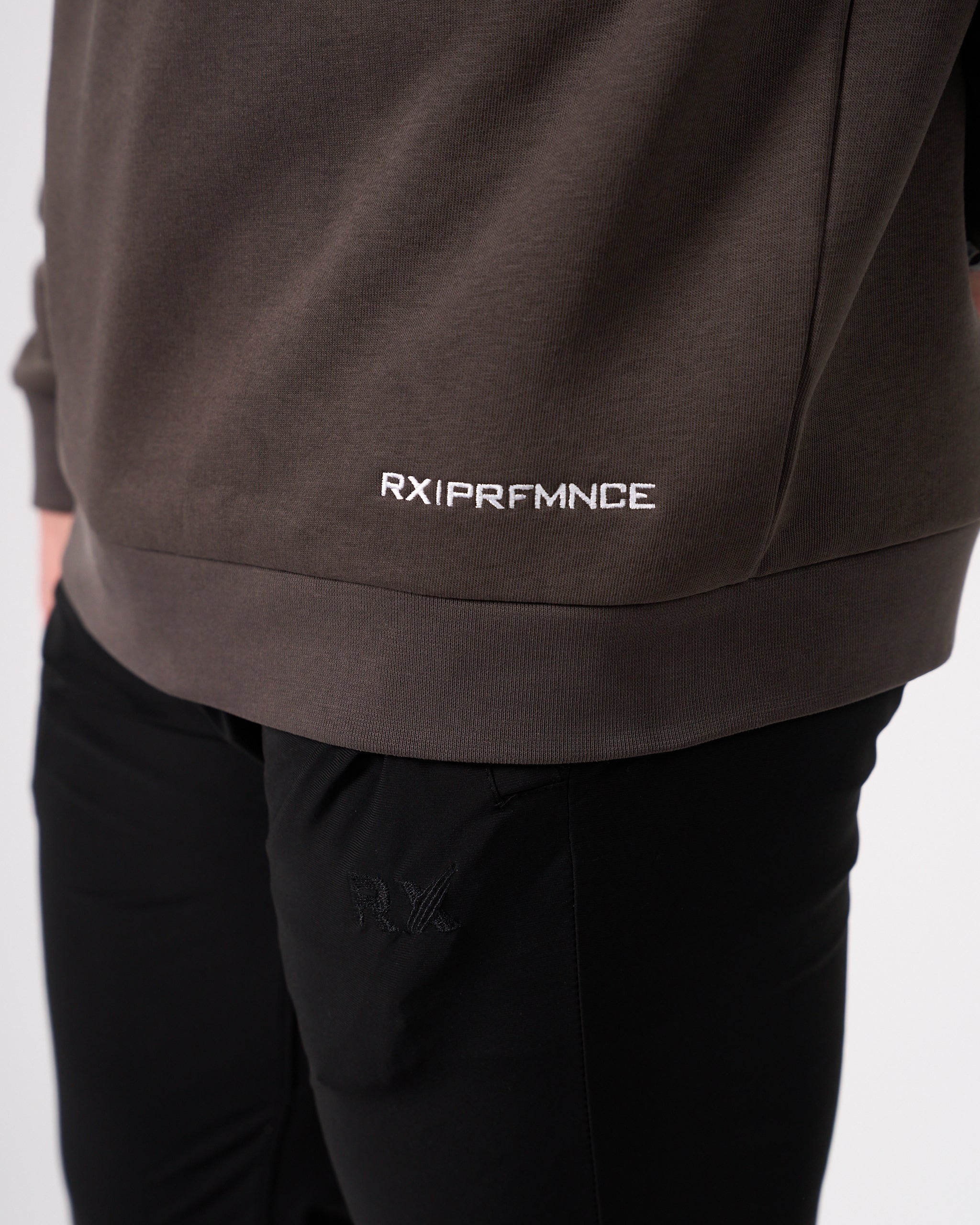 Essential Halfzip Sweater Terra Brown-4