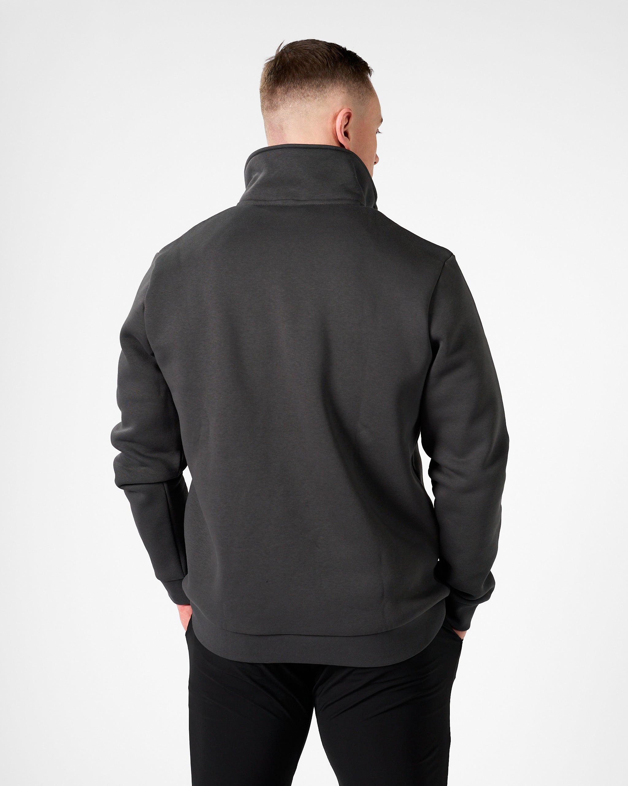 Essential Halfzip Sweater Umbra Grey – Rx Performance