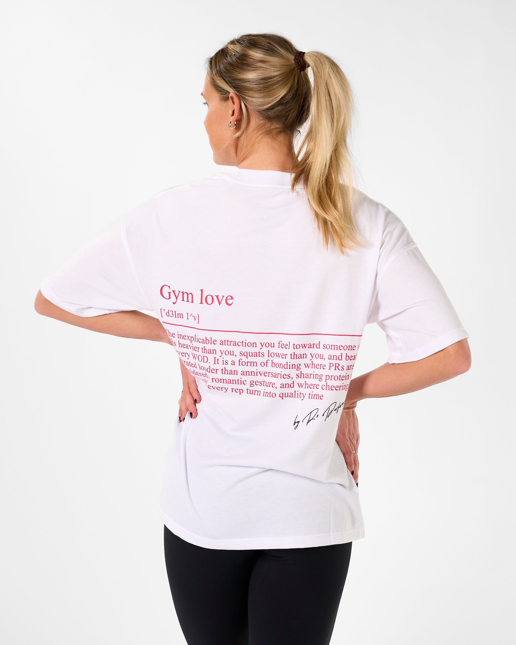 Gym Love Tee White-4
