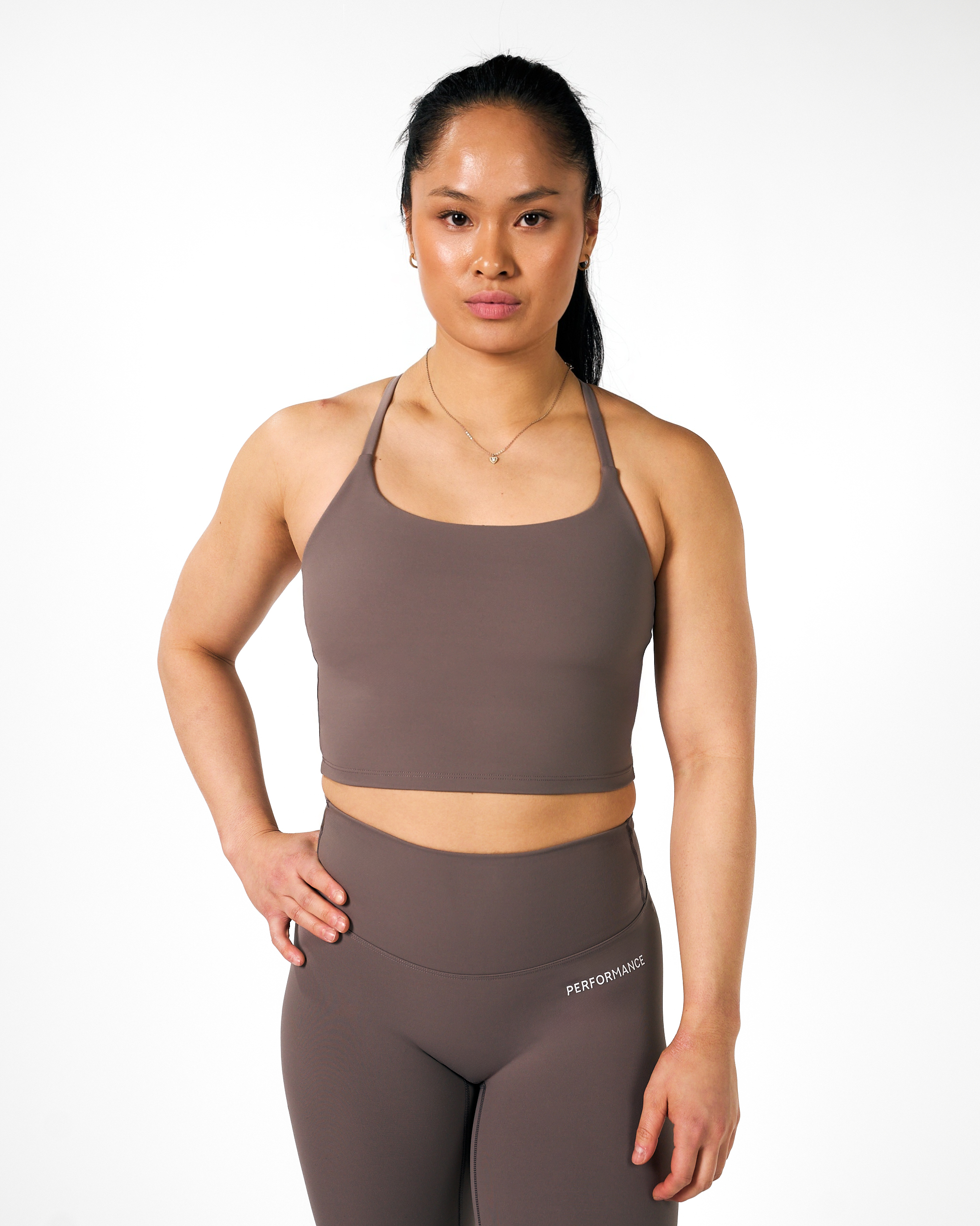 Isabel Crop Top Greige