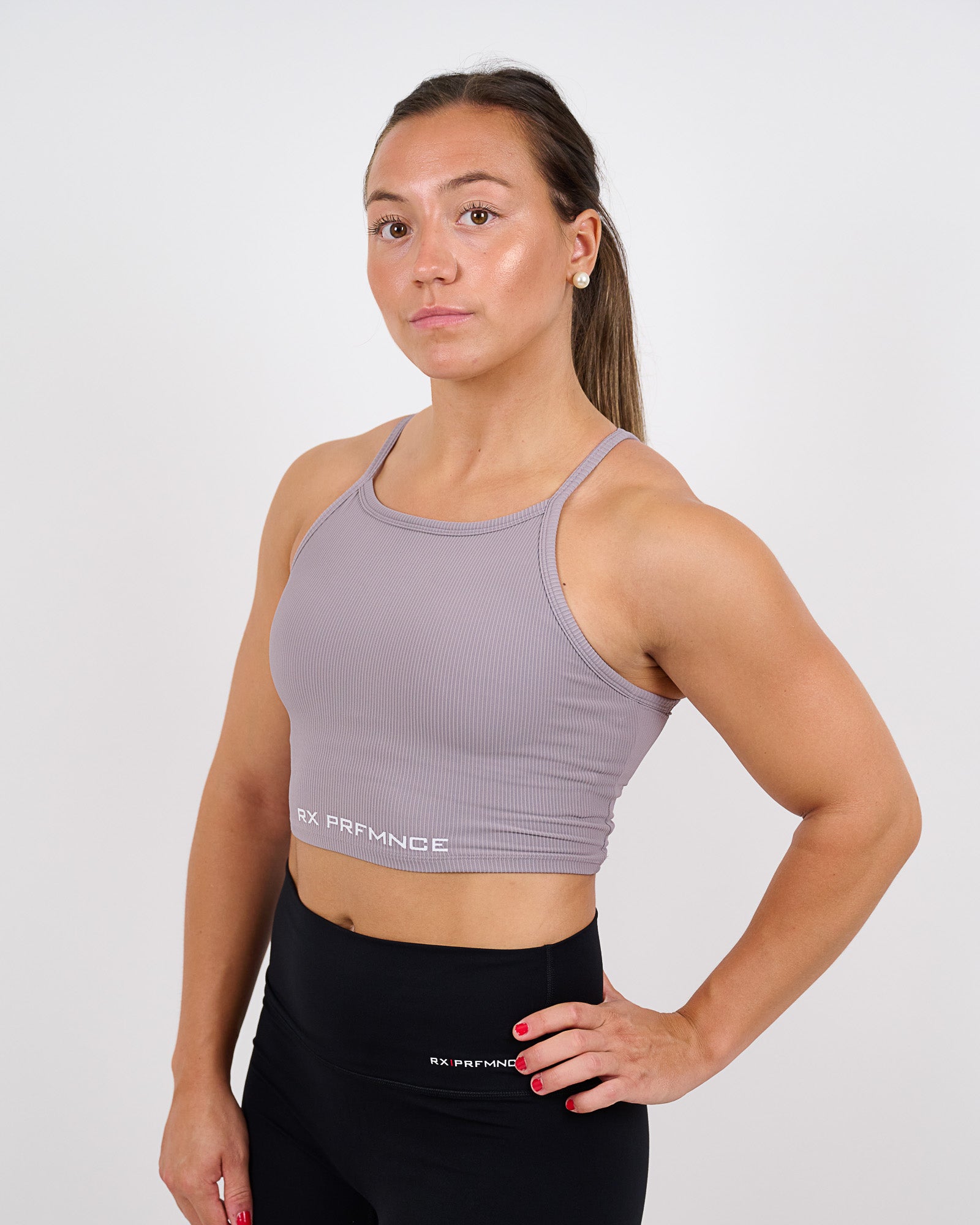 Annie Crop Top Purple-5