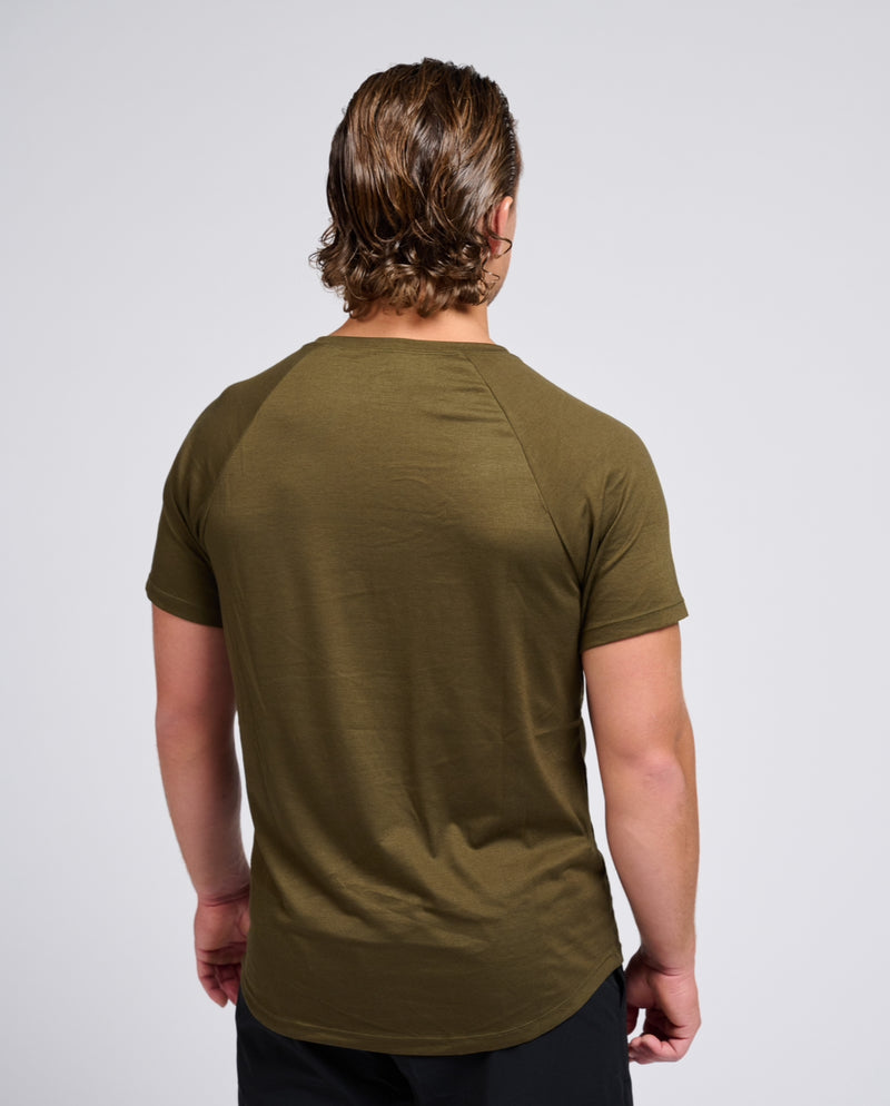 Prfmnce T-Shirt Khaki Green