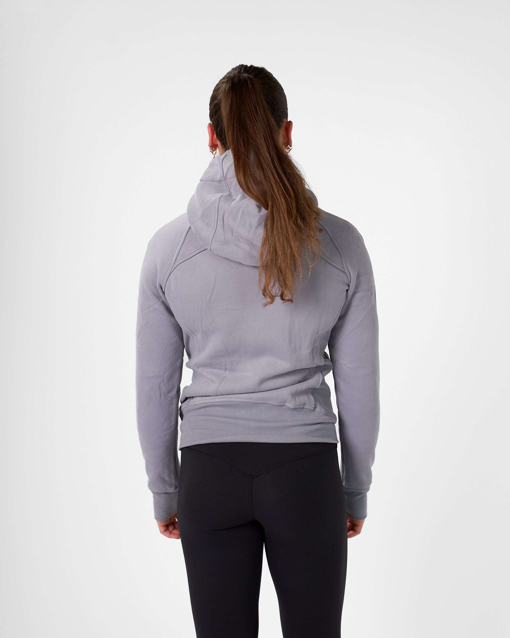 Karen Zip Hoodie Dusty Lavender-3