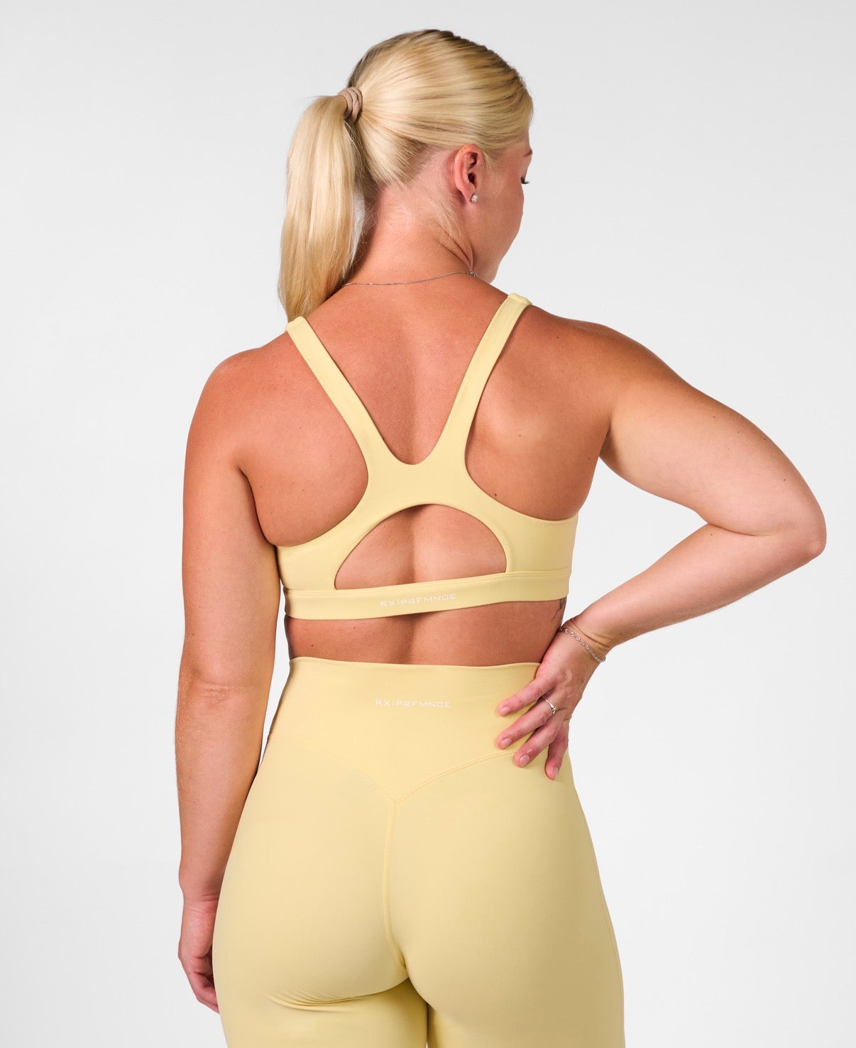 Helen Sports Bra Pastel Yellow-3