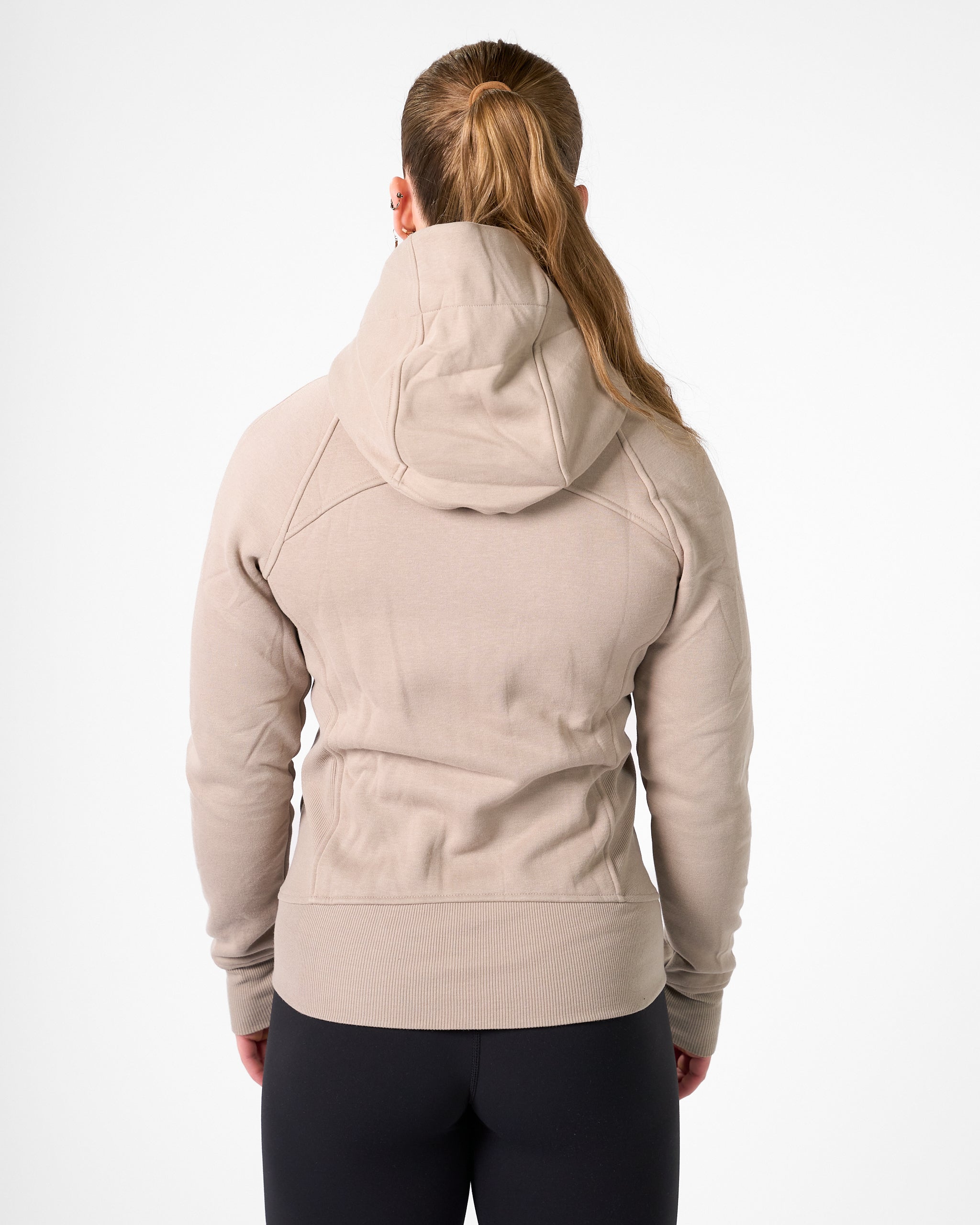 Karen lynlås hættetrøje sort-3