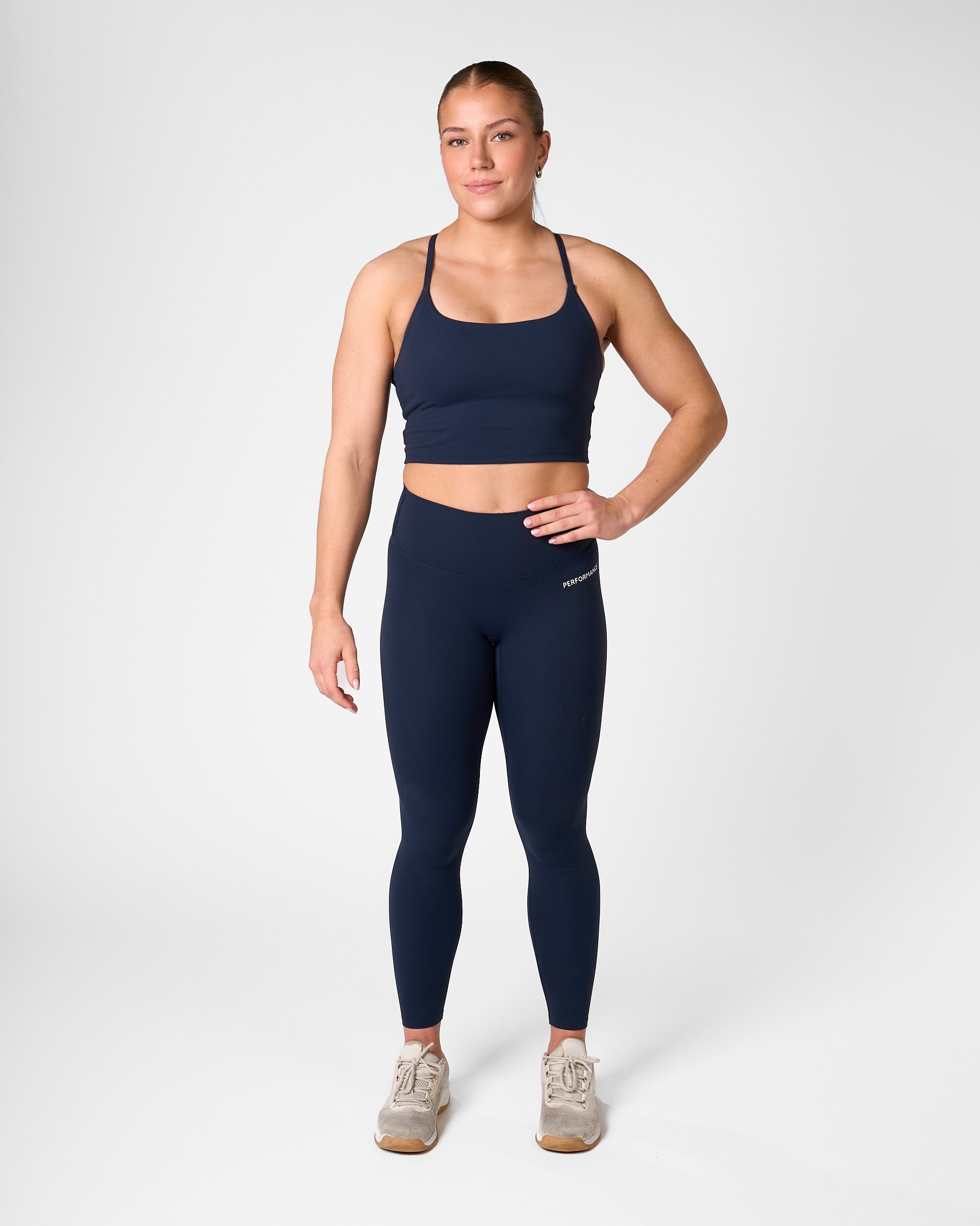 Isabel Crop Top Deep Blue-4