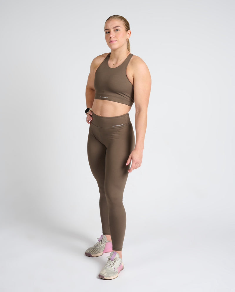 Performance Sport Bra Khaki Green