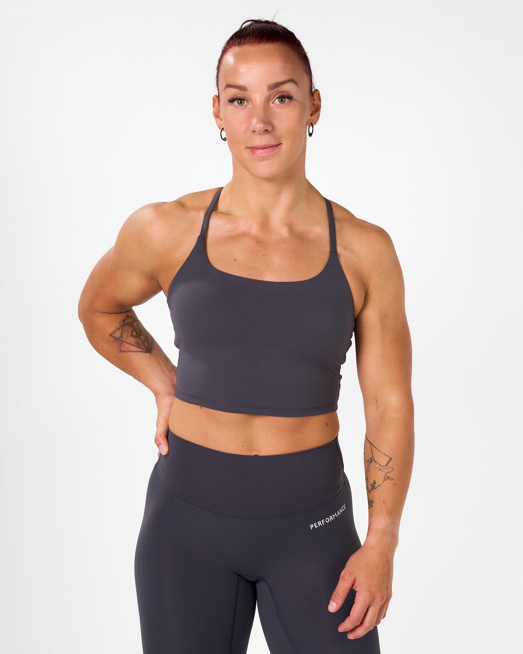 Isabel Crop Top Dark Moonlight