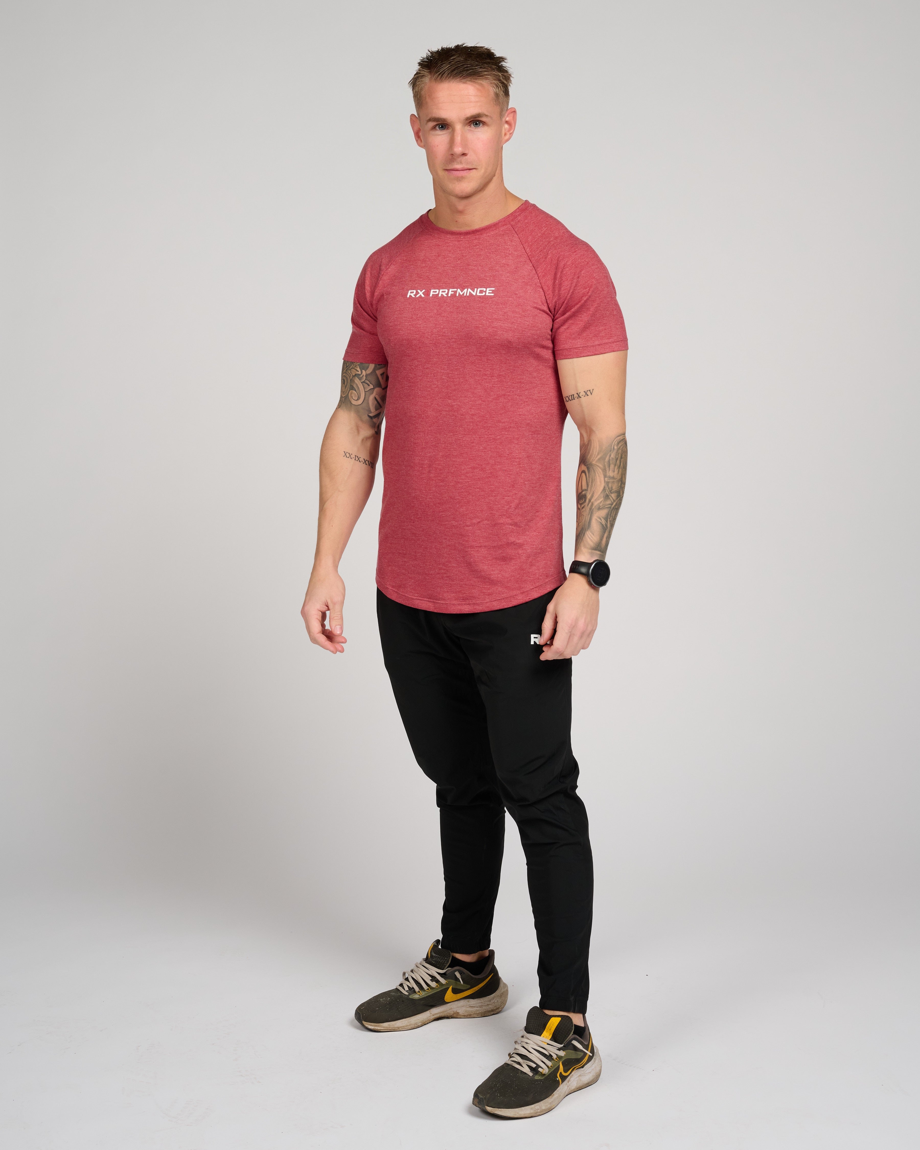 Murph T-Shirt Melange Red