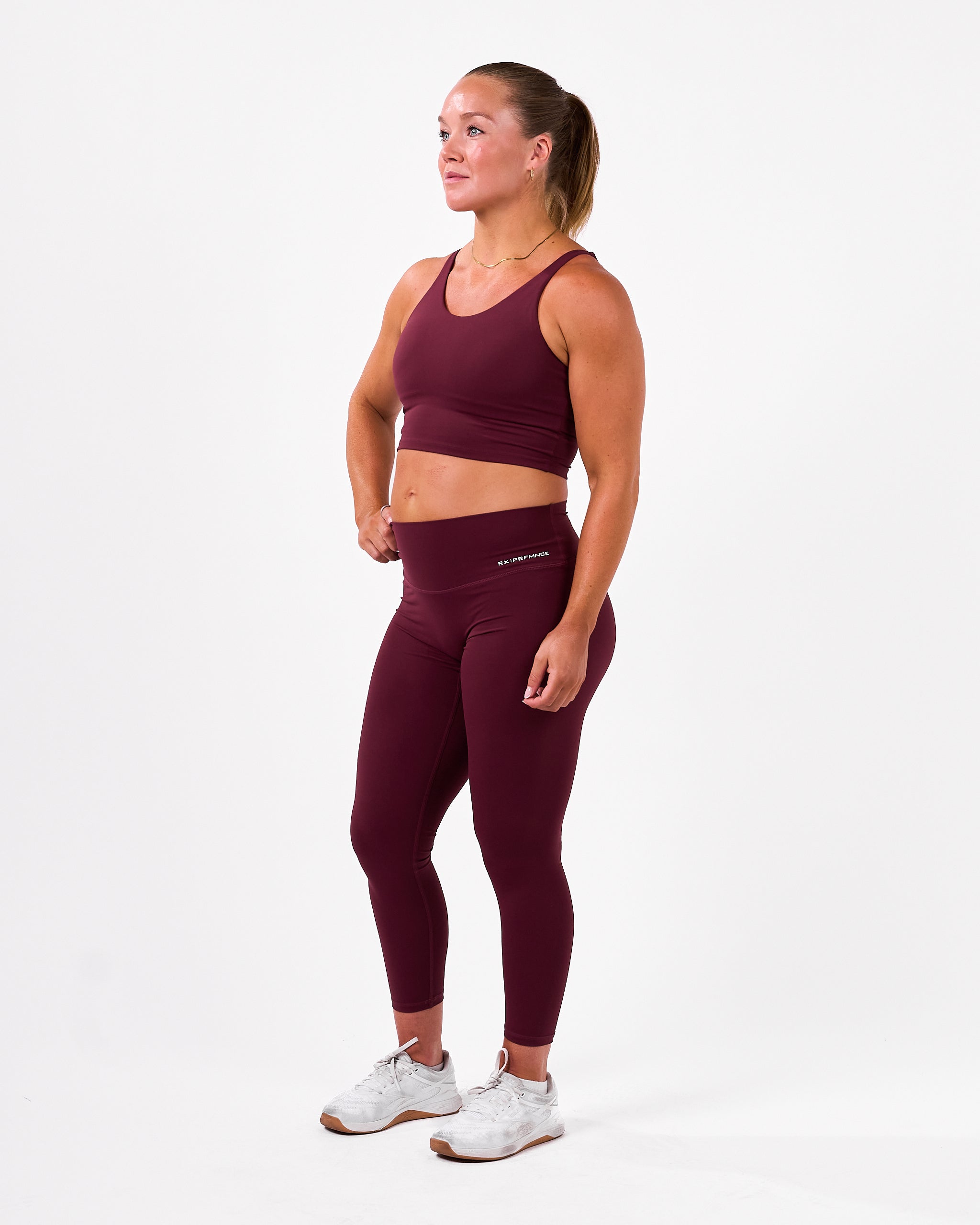 Aura Tank Top Deep Burgundy-4