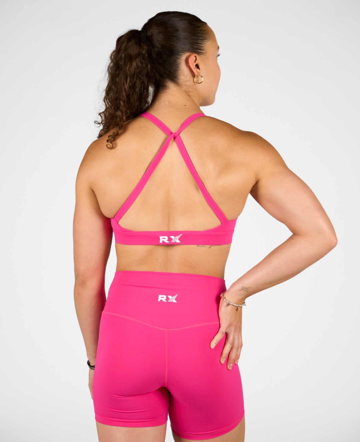 Isabel Sport Bra Pink Velvet-3