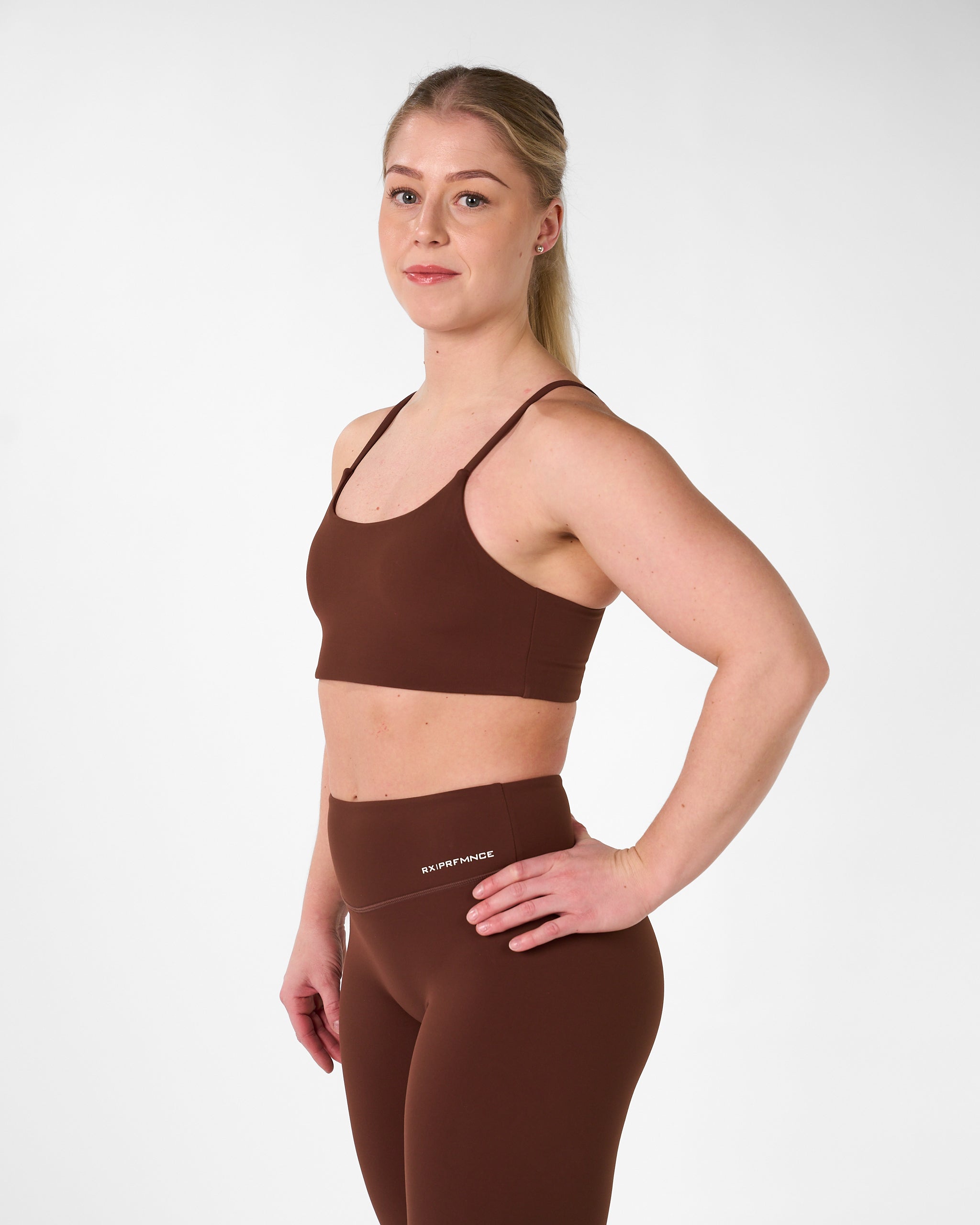 Kelly Sport Bra Brown