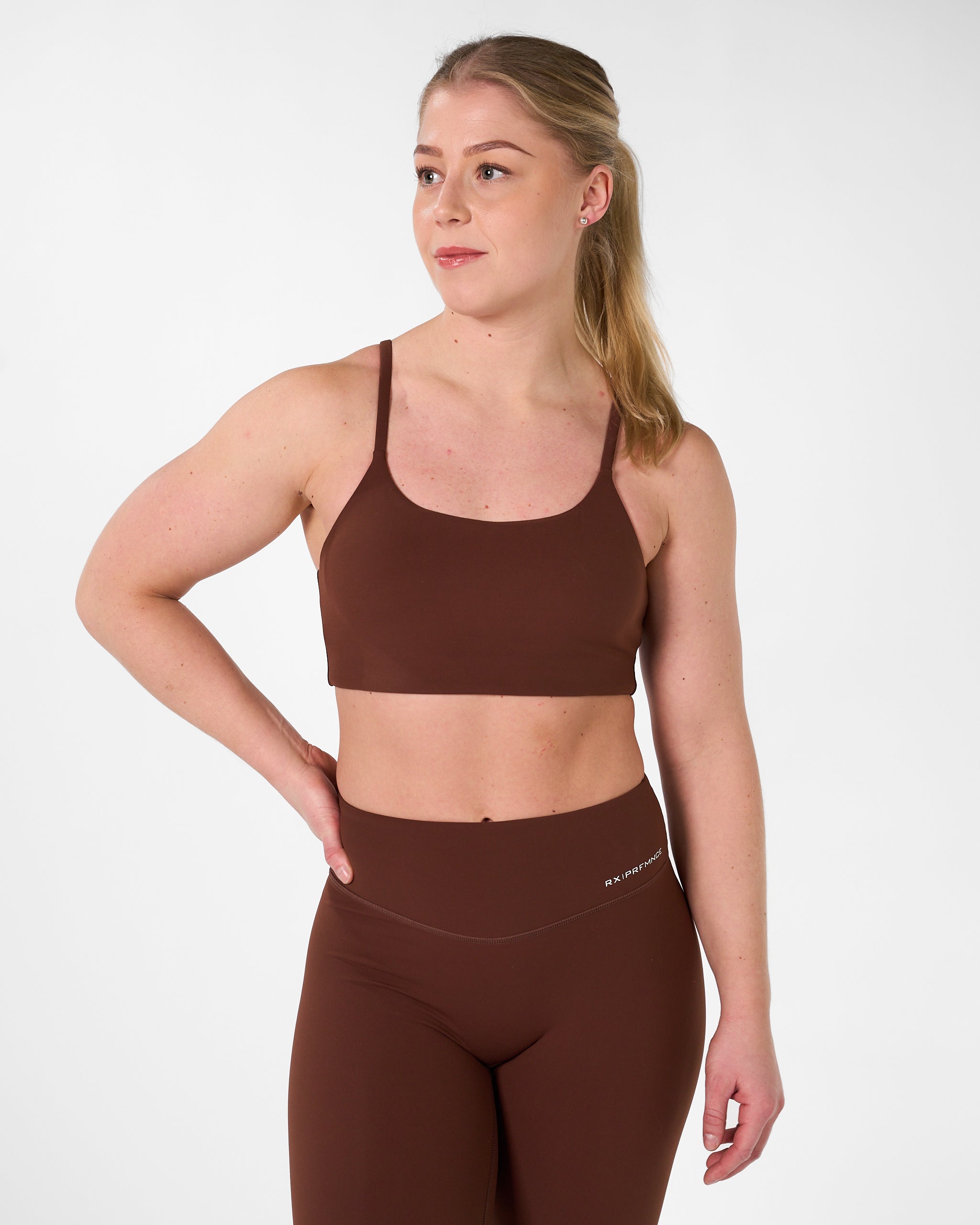 Kelly Sport Bra Brown