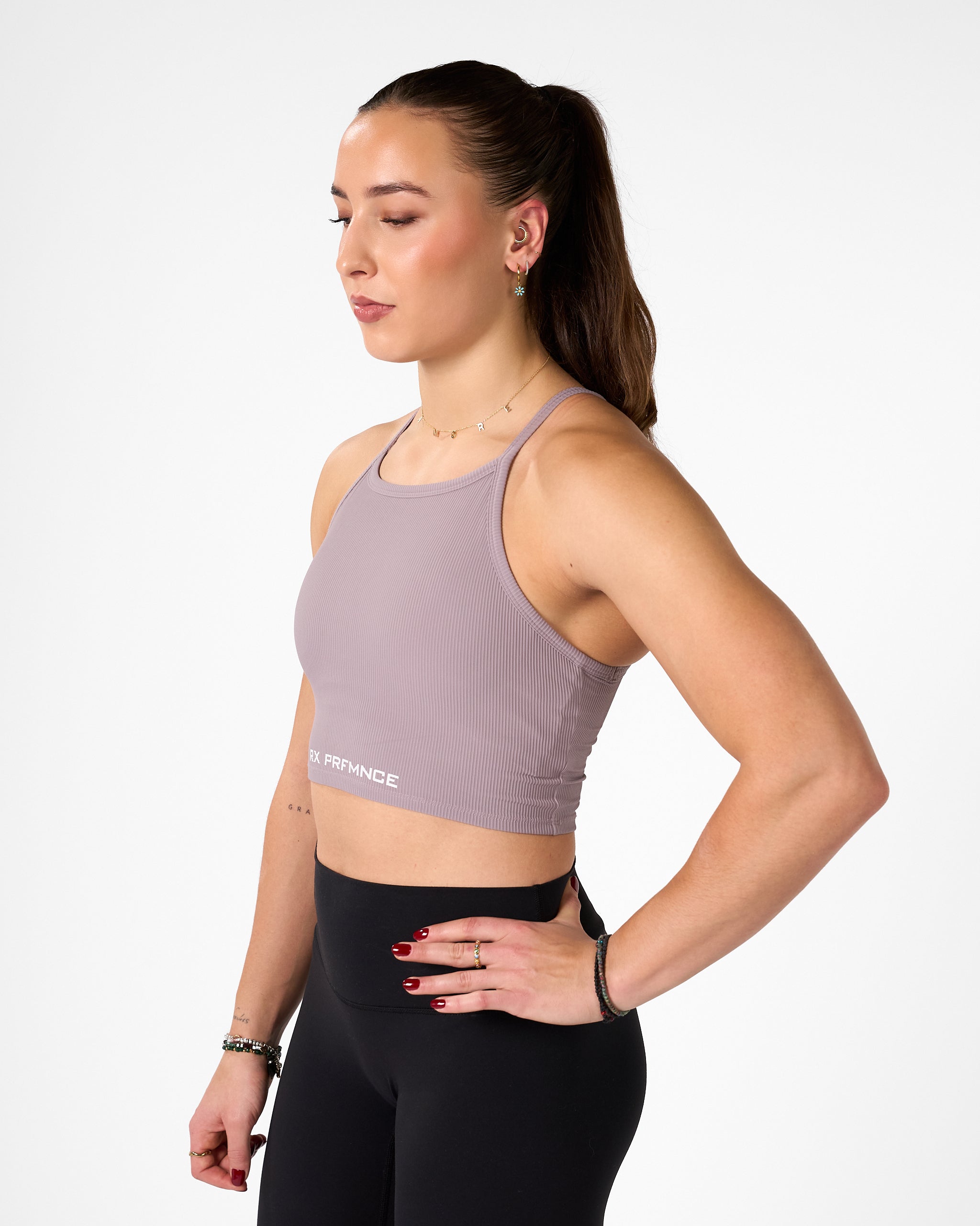 Annie Crop Top Lilla