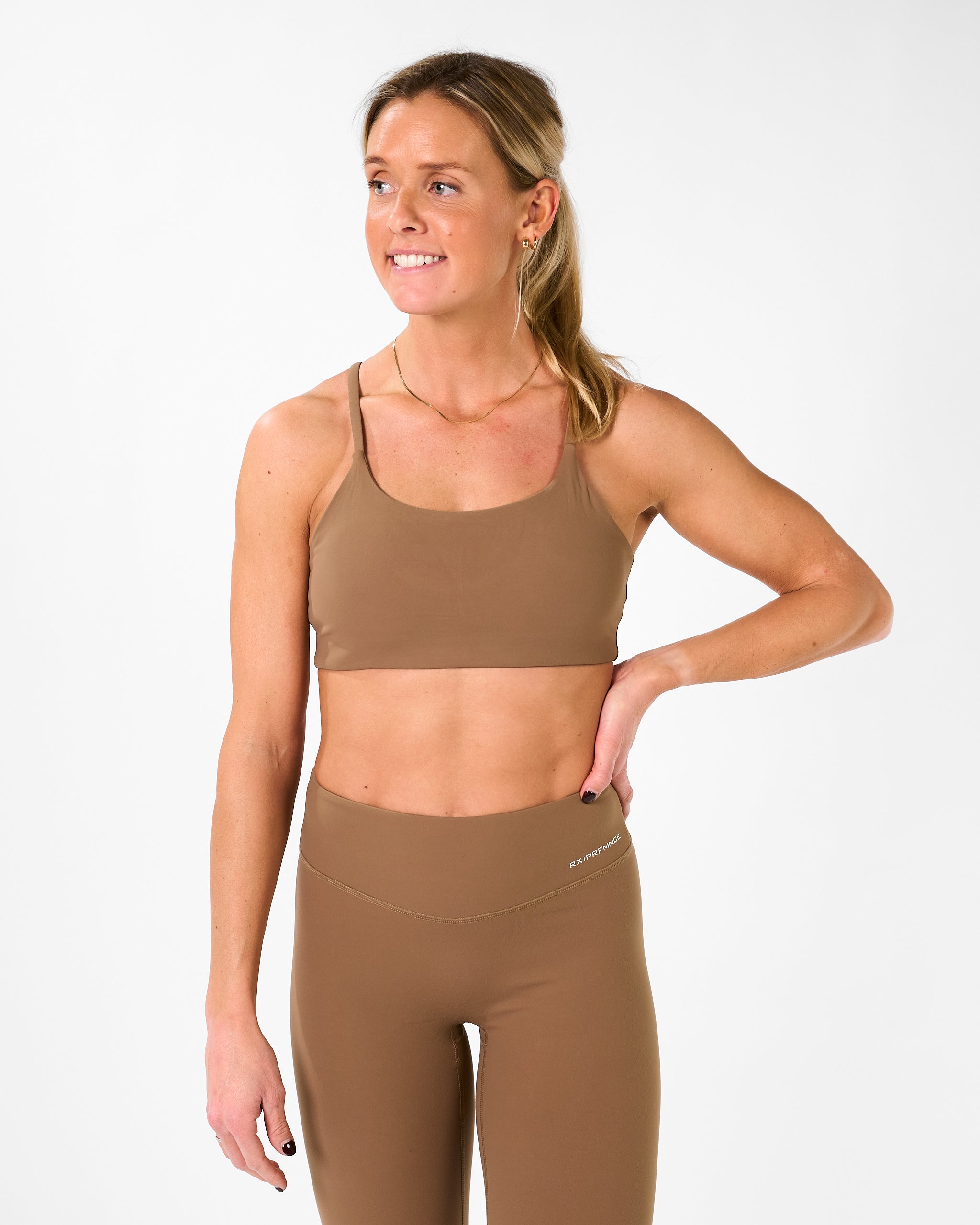Kelly Sport Bra Mocha