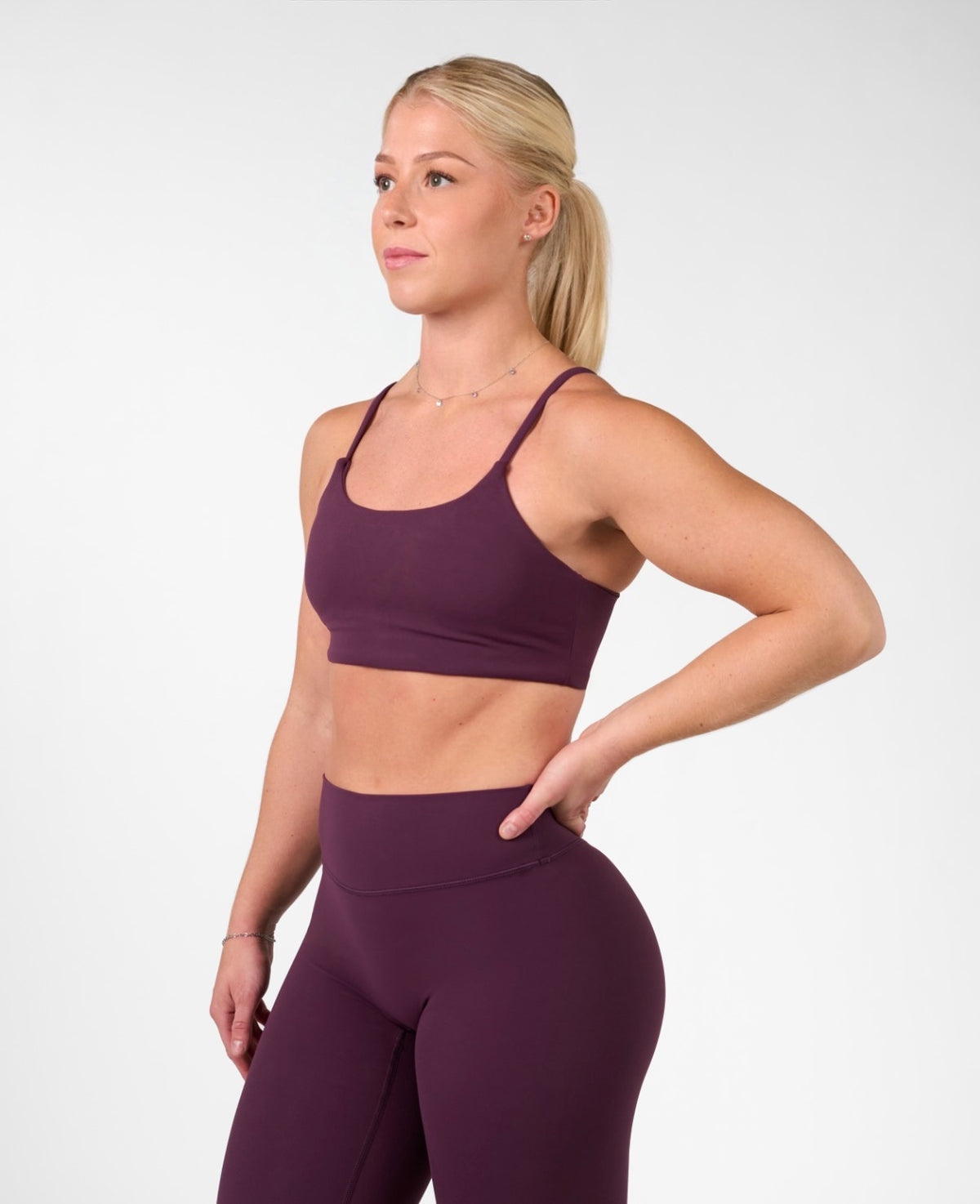 Kelly Sport Bra Plum-2