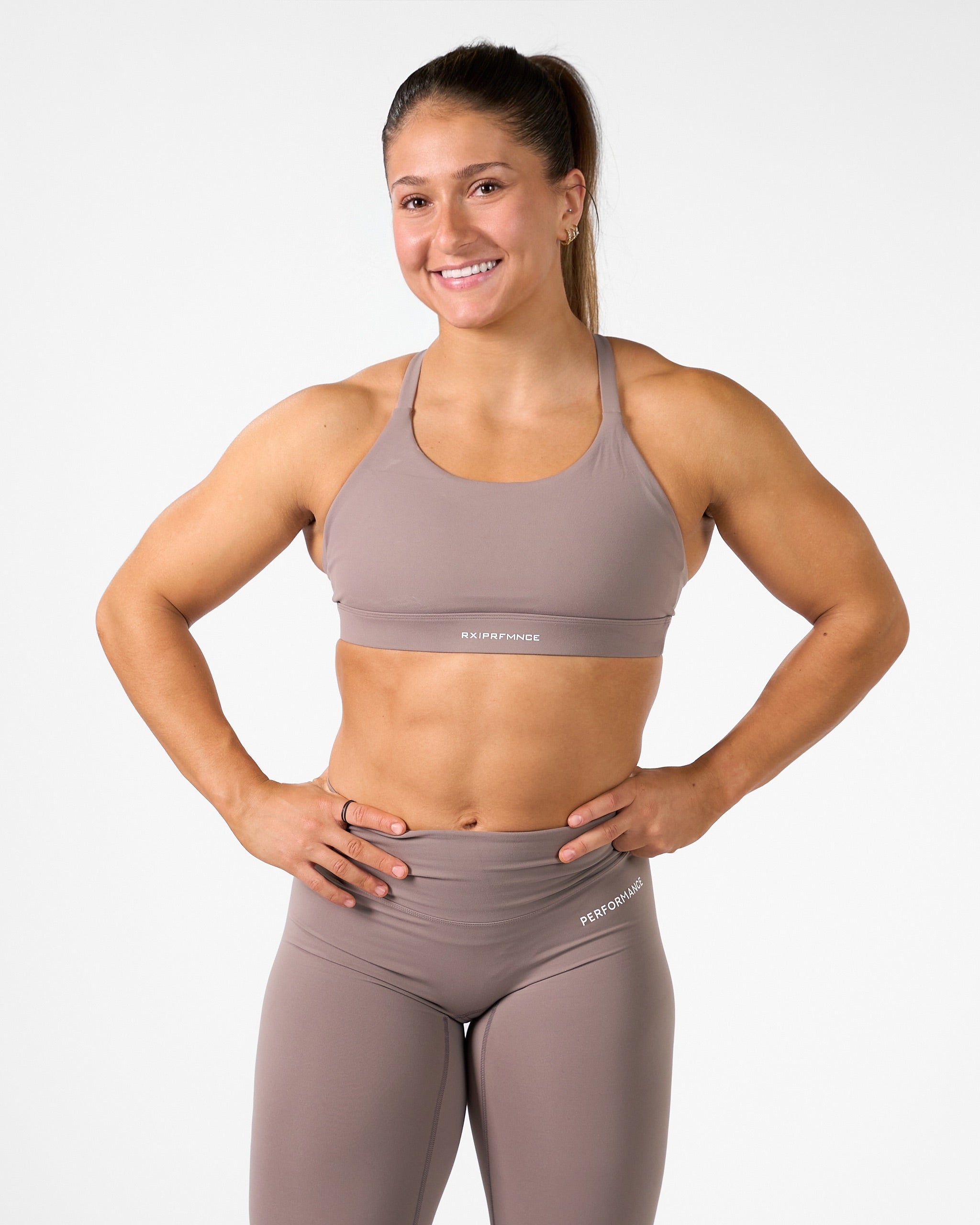 Isabel Sport Bra Greige