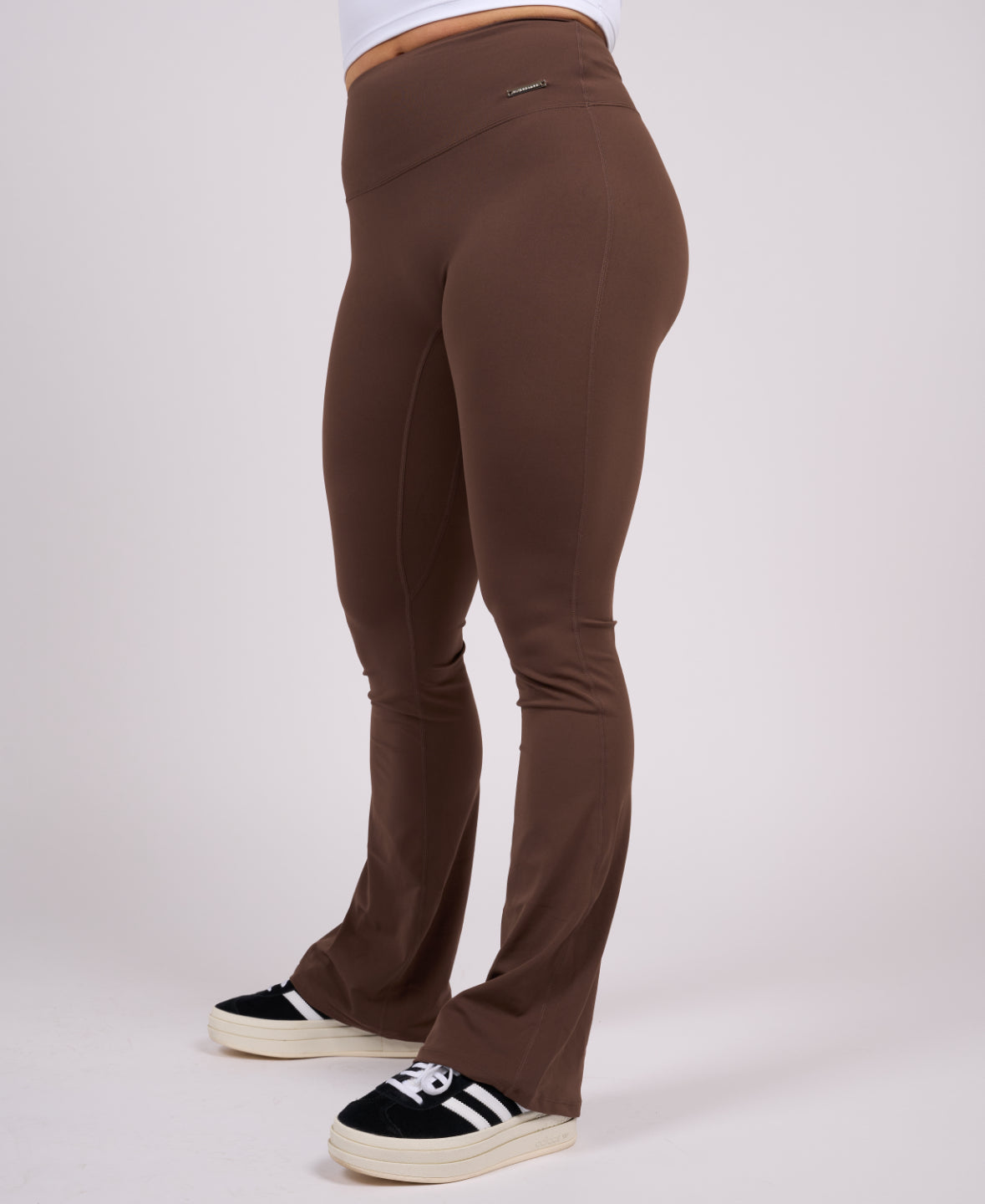 Flare Tights Mocha-3