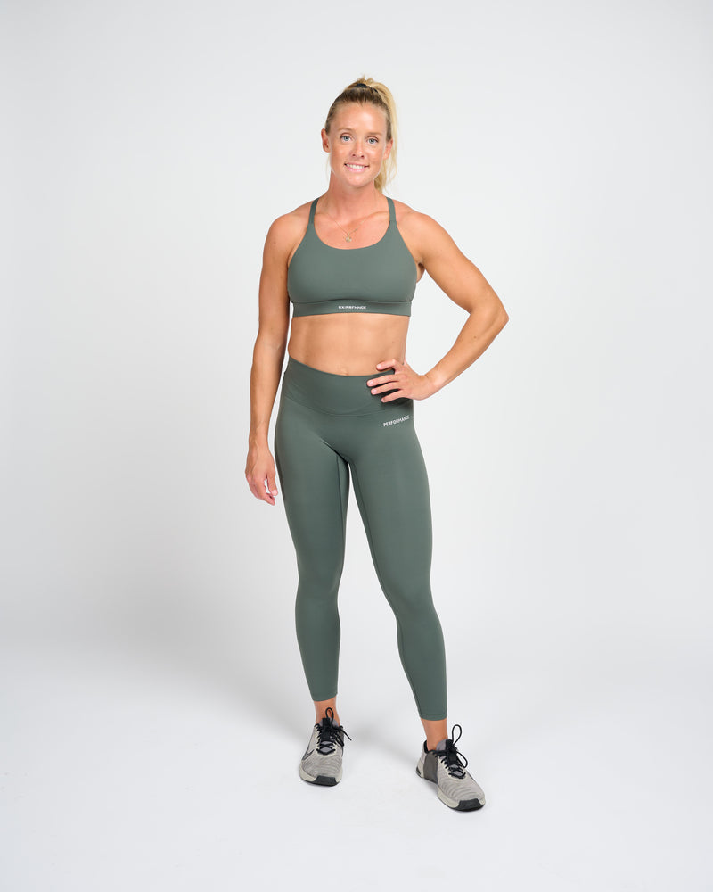 Isabel Sport Bra Emerald Green