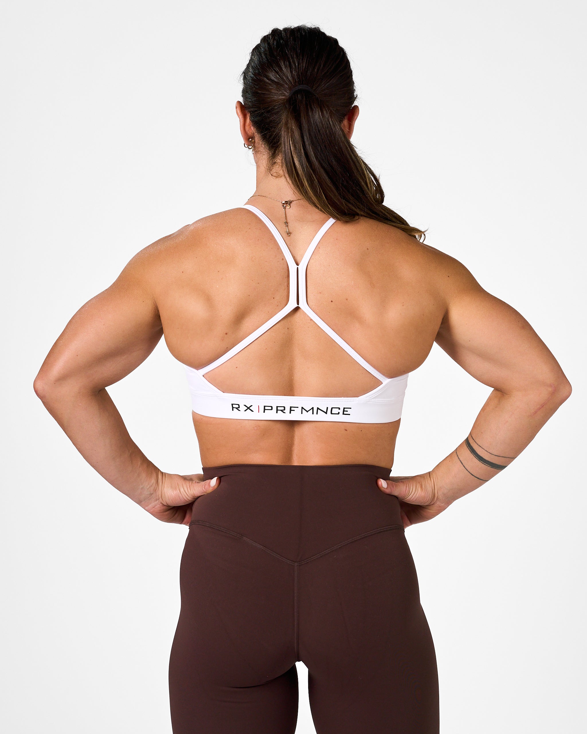 Barbara Sport Bra White-3