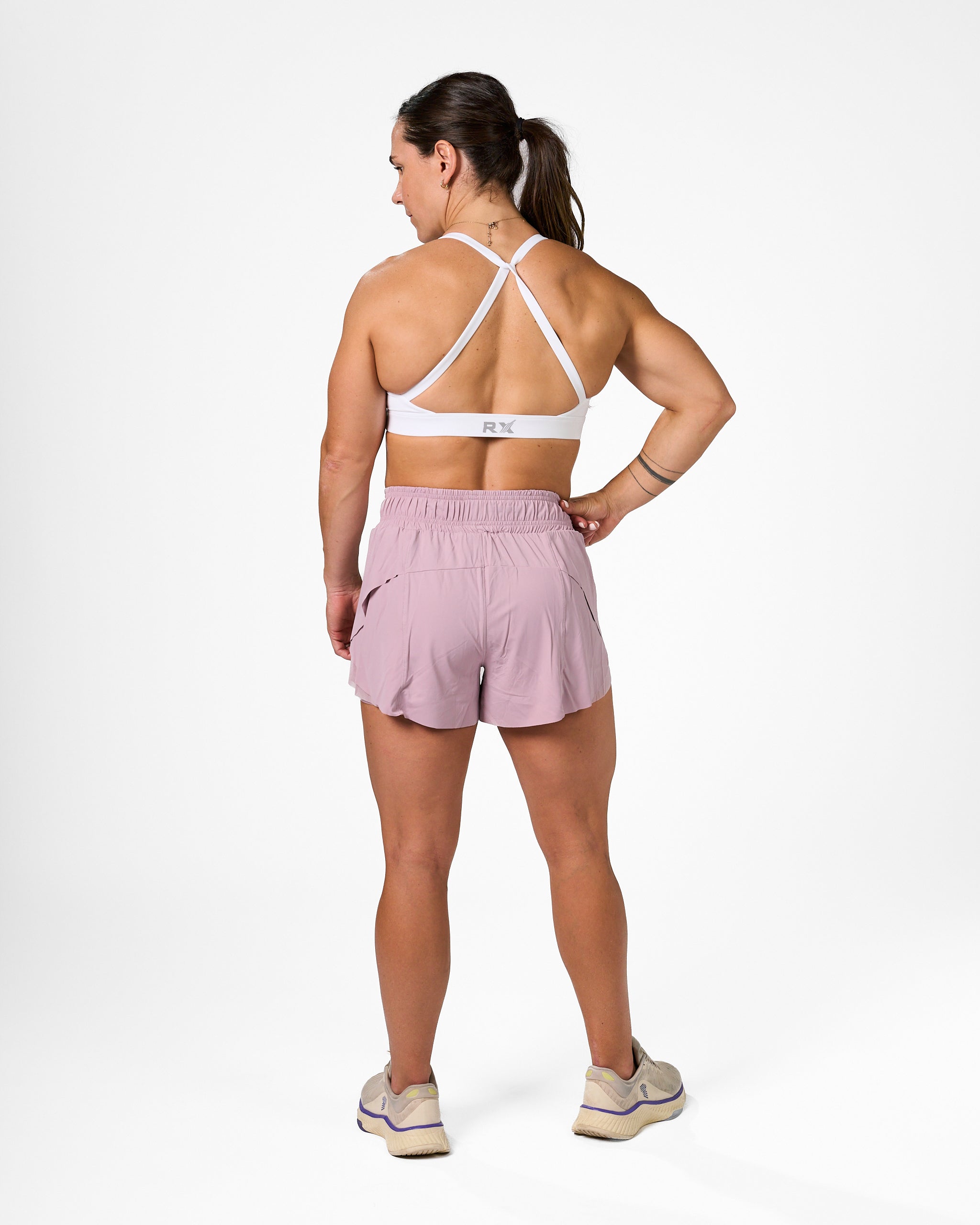 Performance Running Shorts Dusty Violet-6