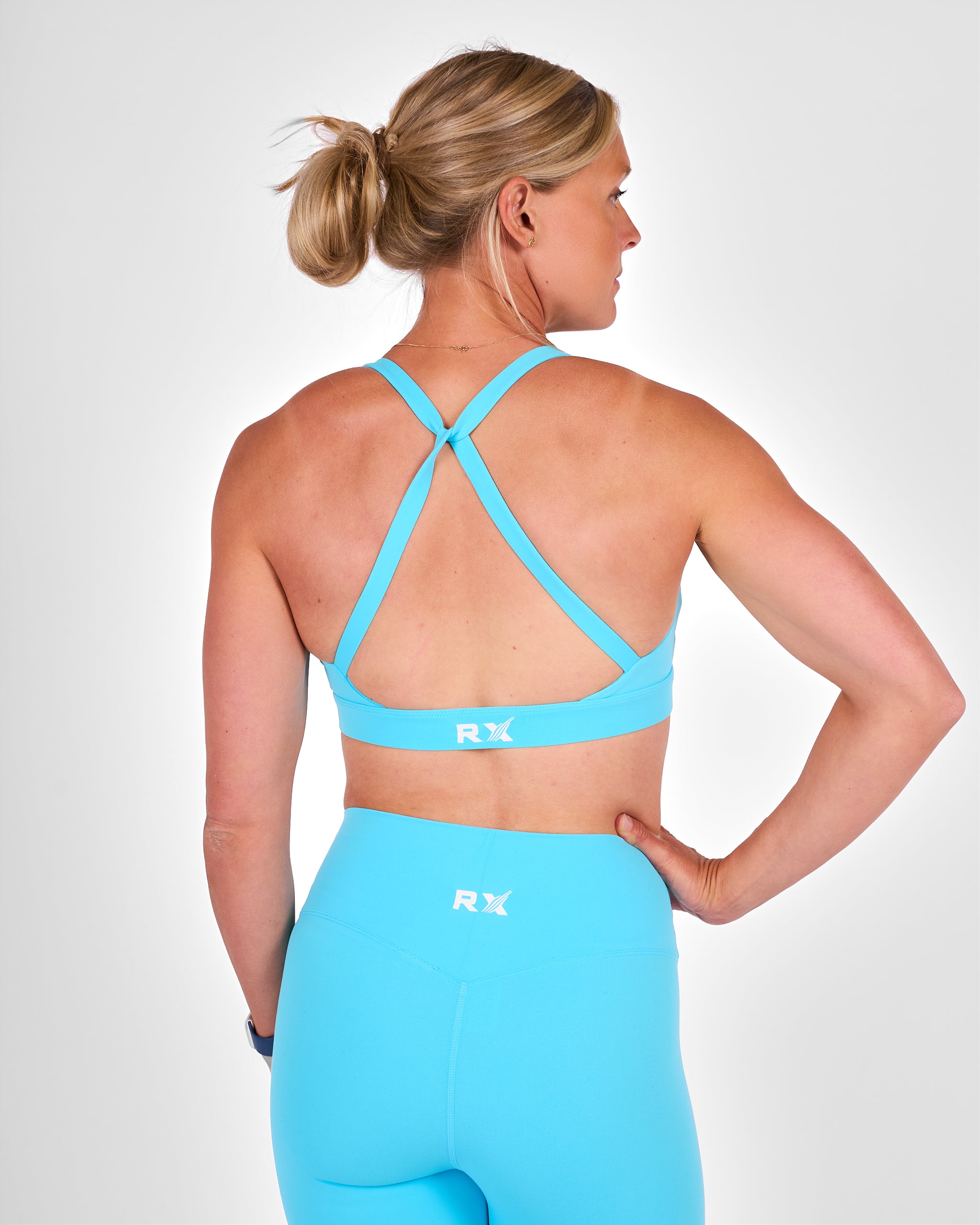 Isabel Sport Bra Blue Lagoon