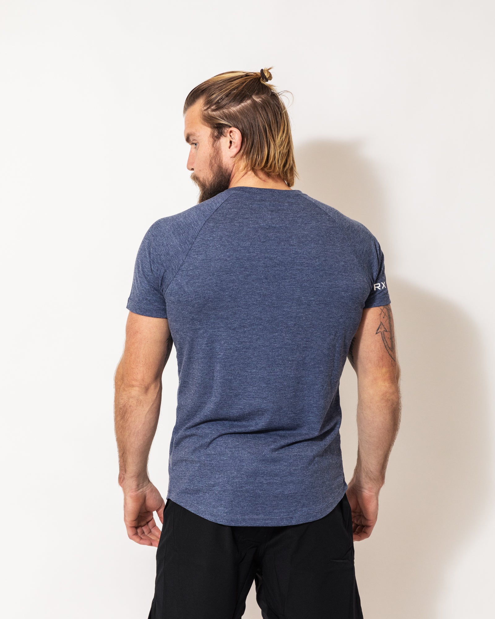 JT T-Shirt Melange Blue-3