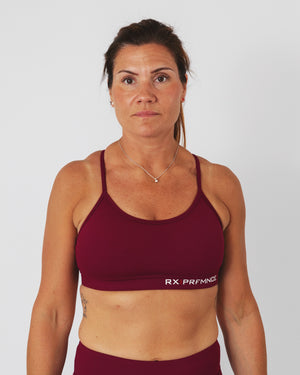 Barbara Sport Bra Raspberry Red