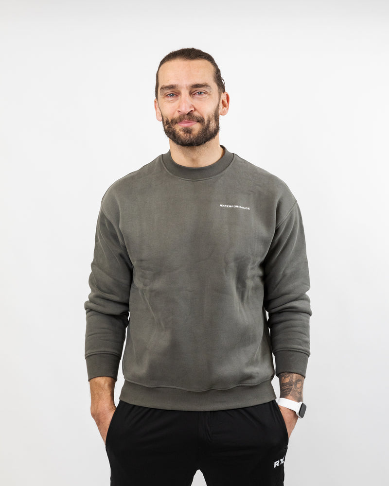 Essential Sweatshirt Dusty Olive