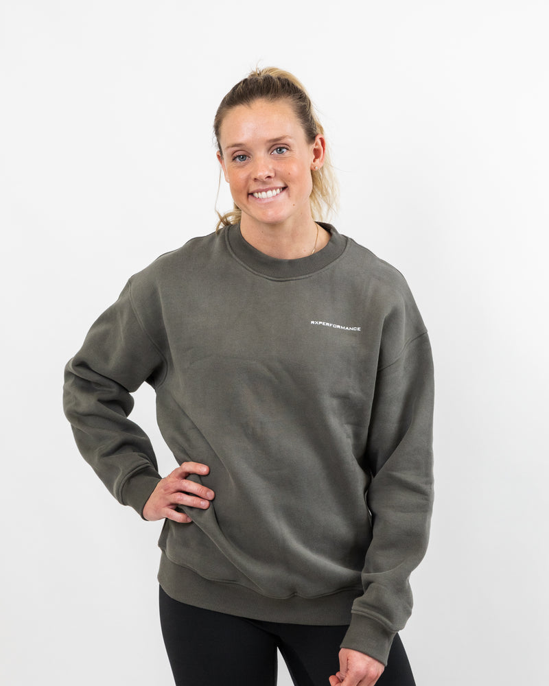 Essential Sweatshirt Dusty Olive