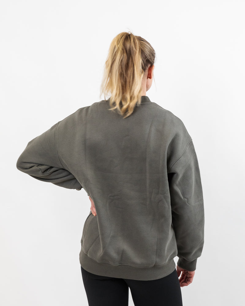 Essential Sweatshirt Dusty Olive