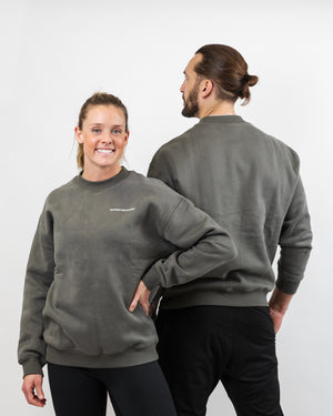 Essential Sweatshirt Dusty Olive