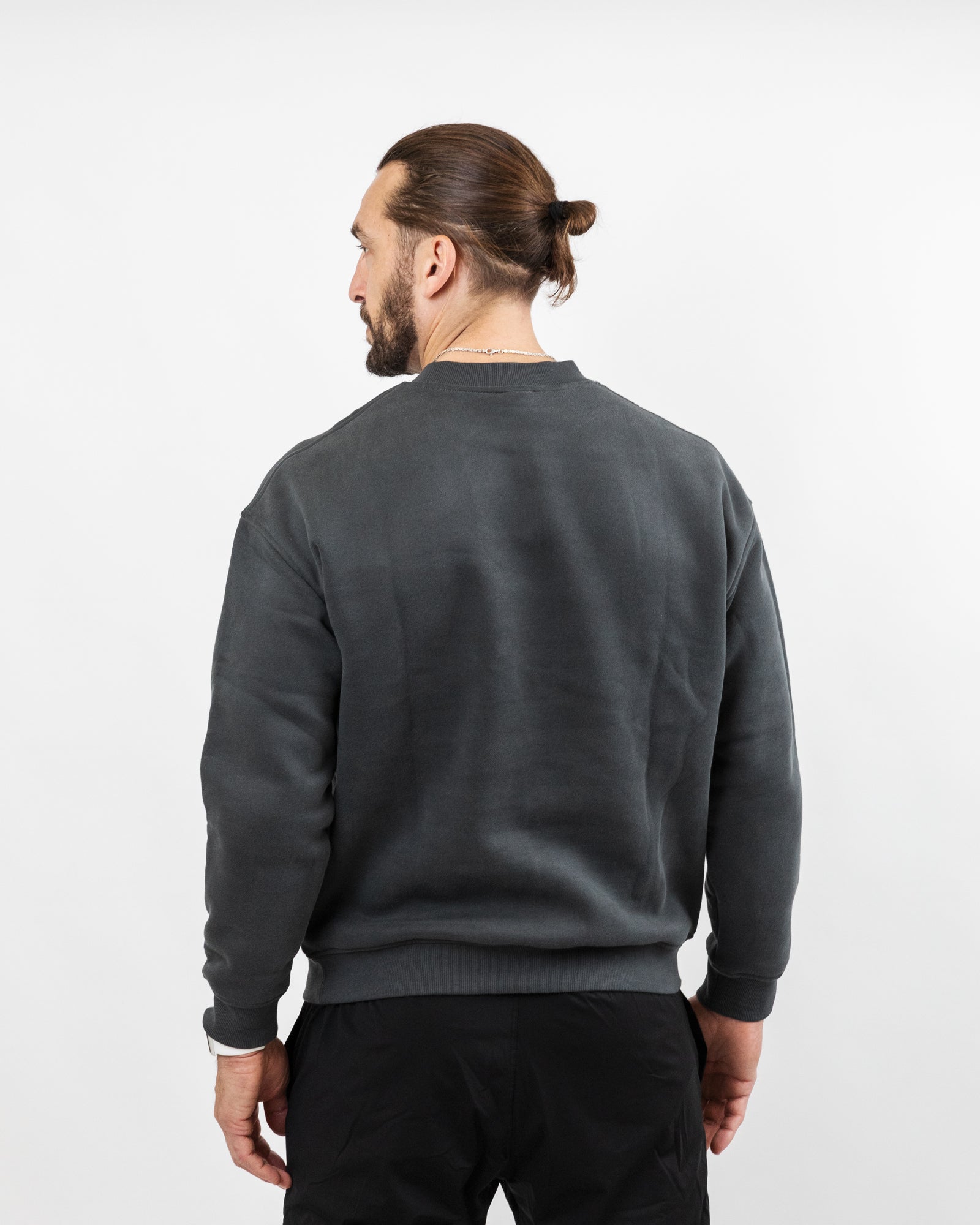 Essential Sweatshirt Dark Gray-5