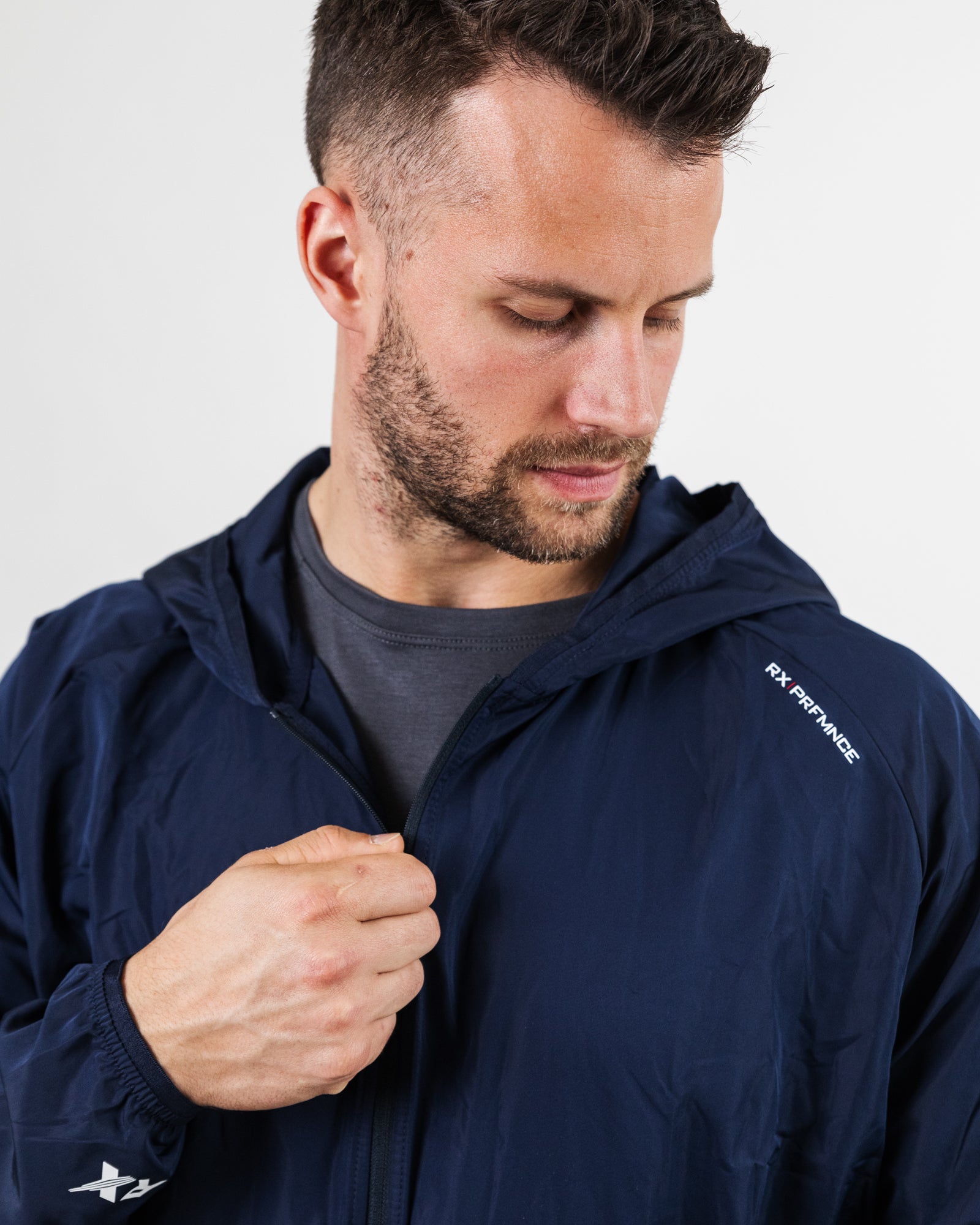 Strike Windbreaker Jacket Midnight Blue