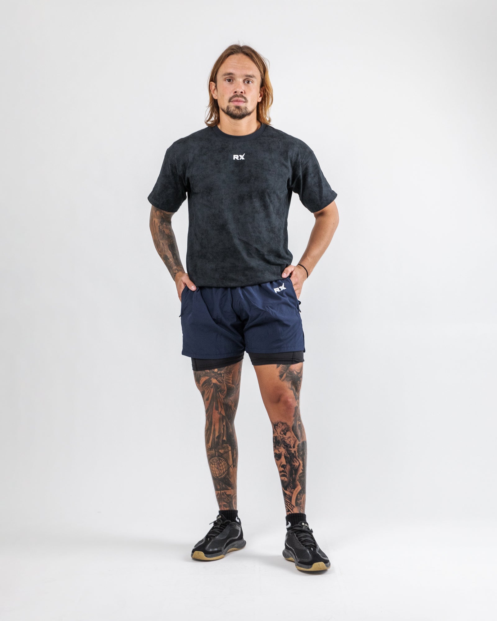 Strike 2-in-1 Shorts Dark Blue