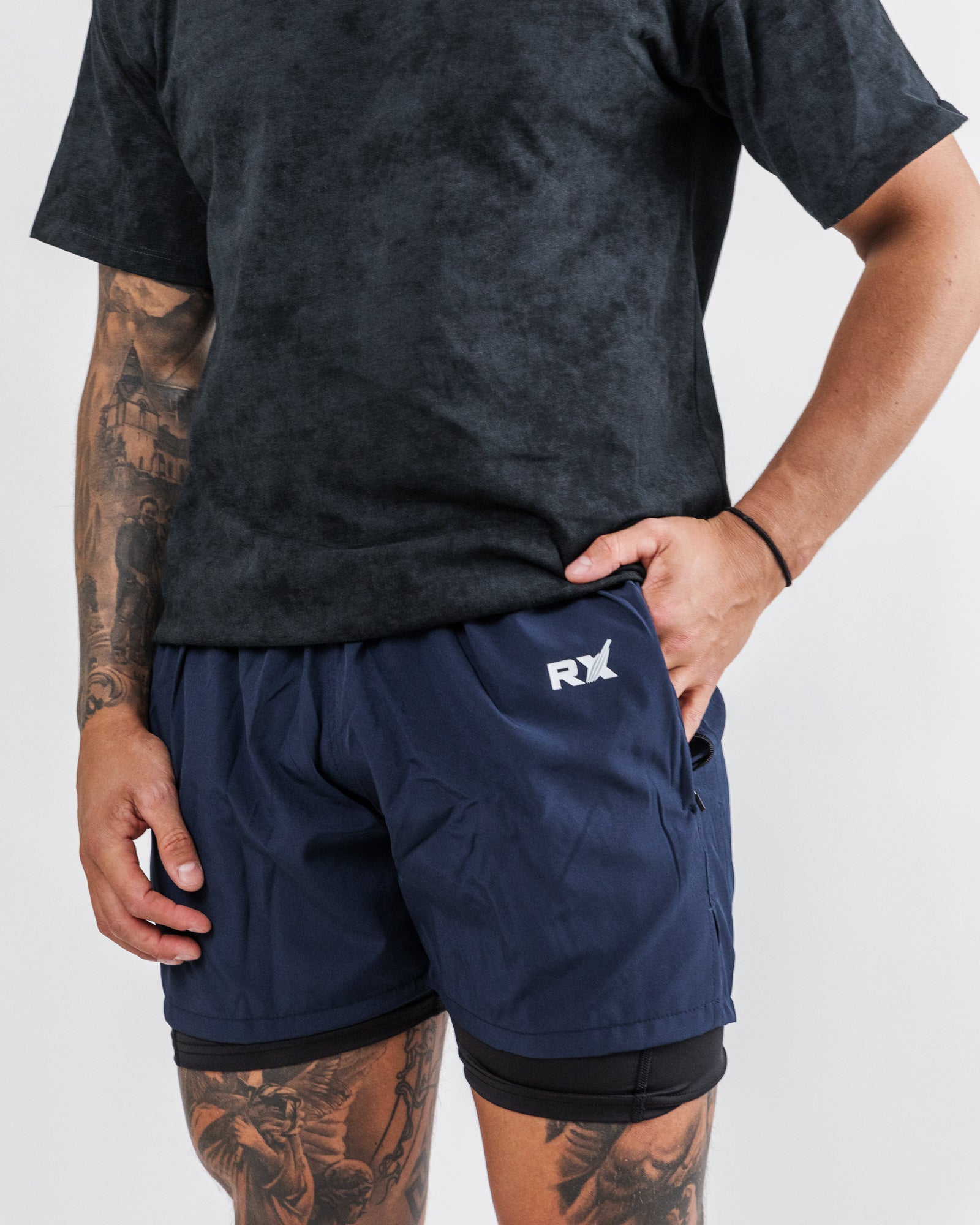 Strike 2-in-1 Shorts Dark Blue