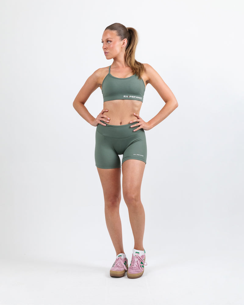 Barbara Sport Bra Vintage Green