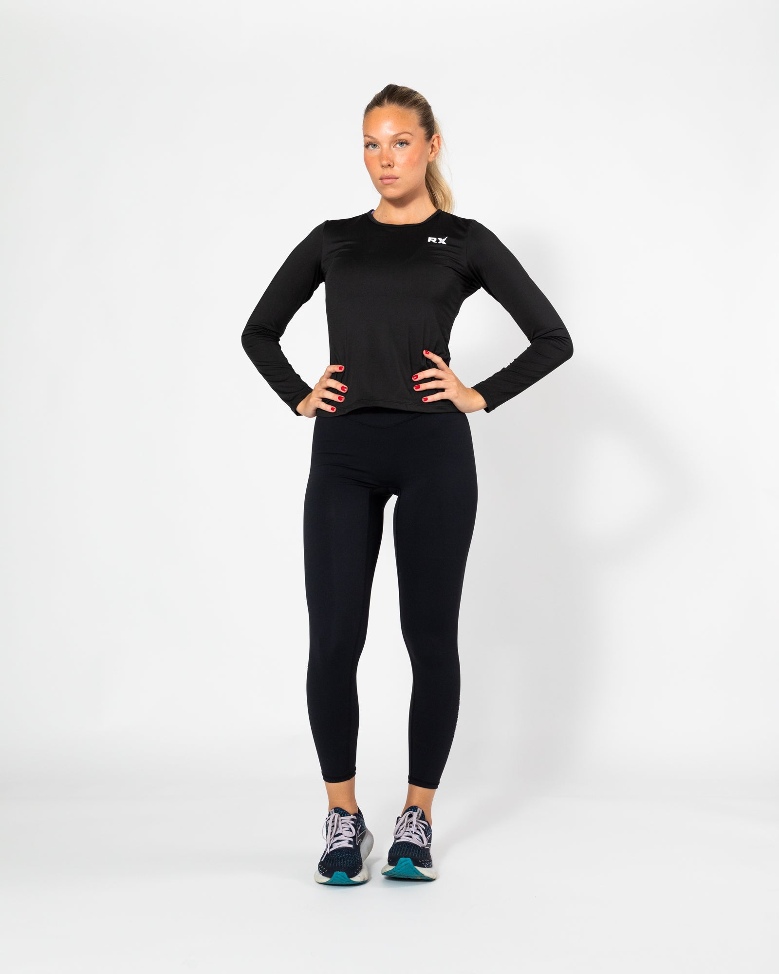 Diane Long Sleeve Top Black-4