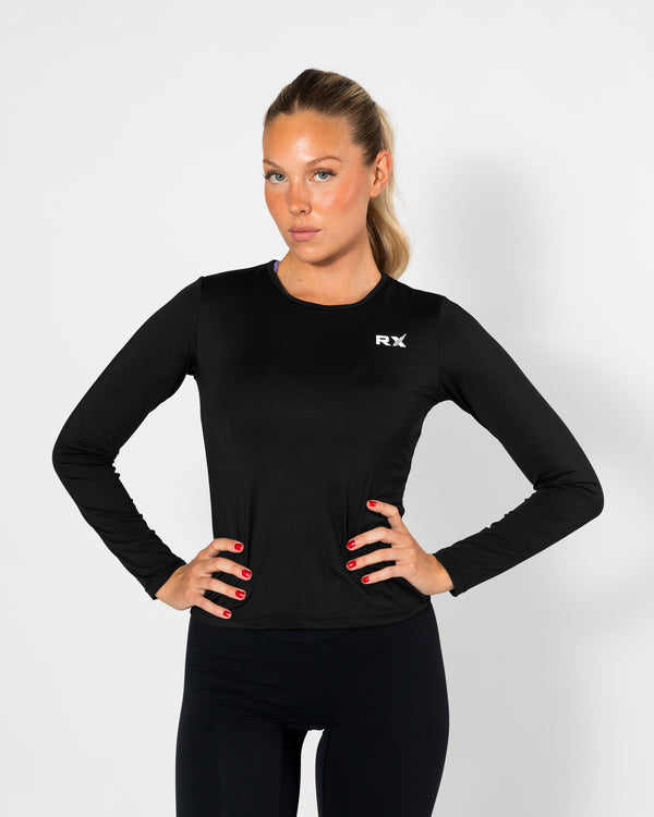 Diane Long Sleeve Top Black