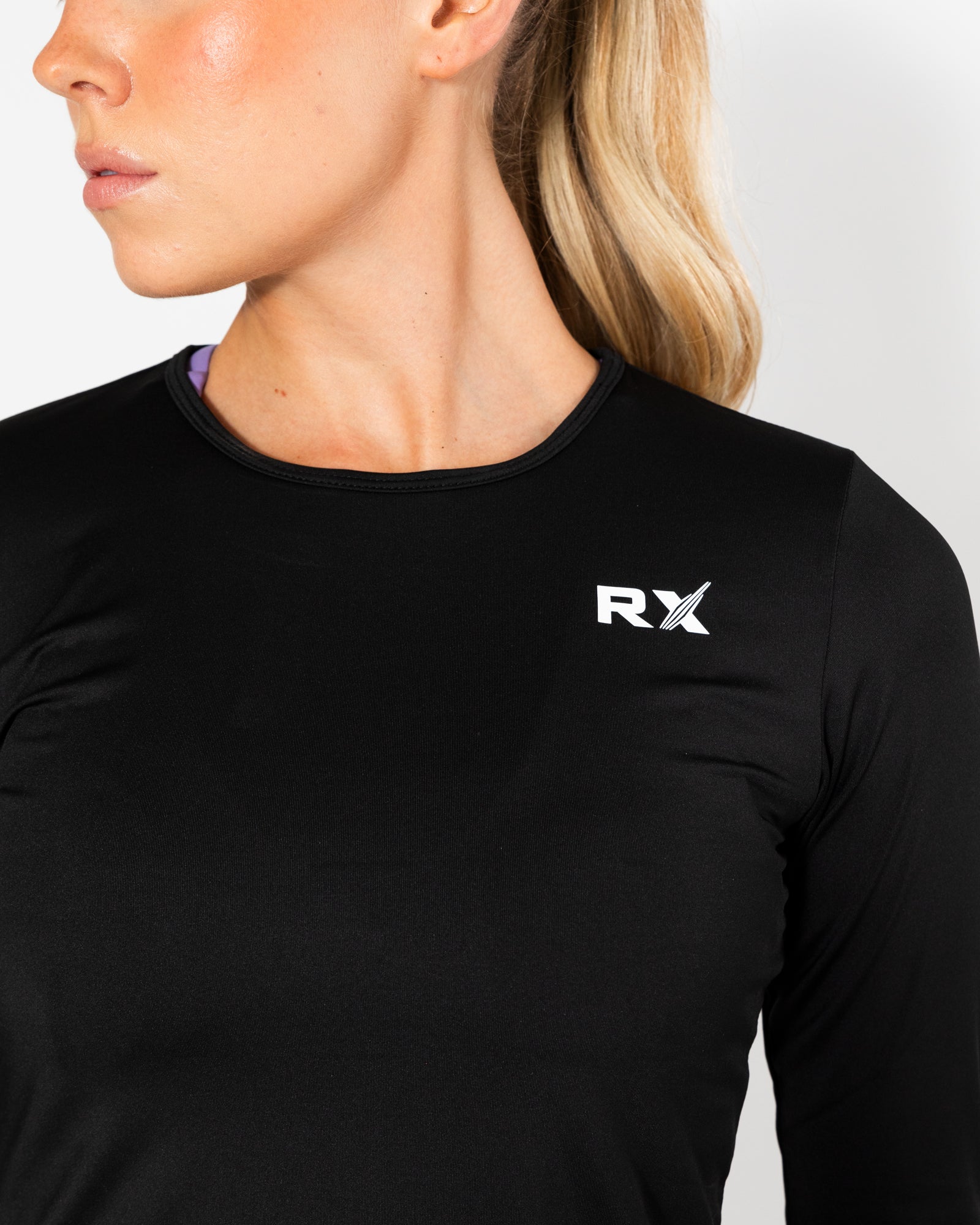 Diane Long Sleeve Top Black-3