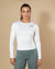 Diane Long Sleeve Top White